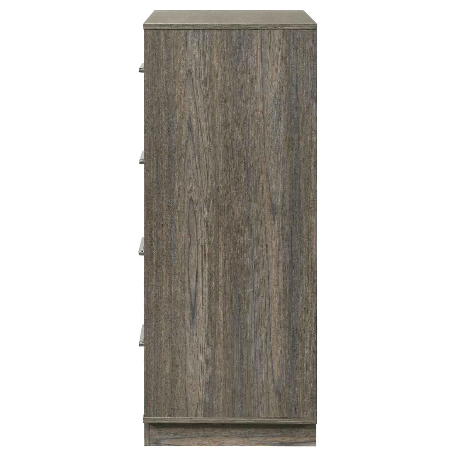Fenwick 4-drawer Chest of Drawers Grey Oak - Home Elegance USA