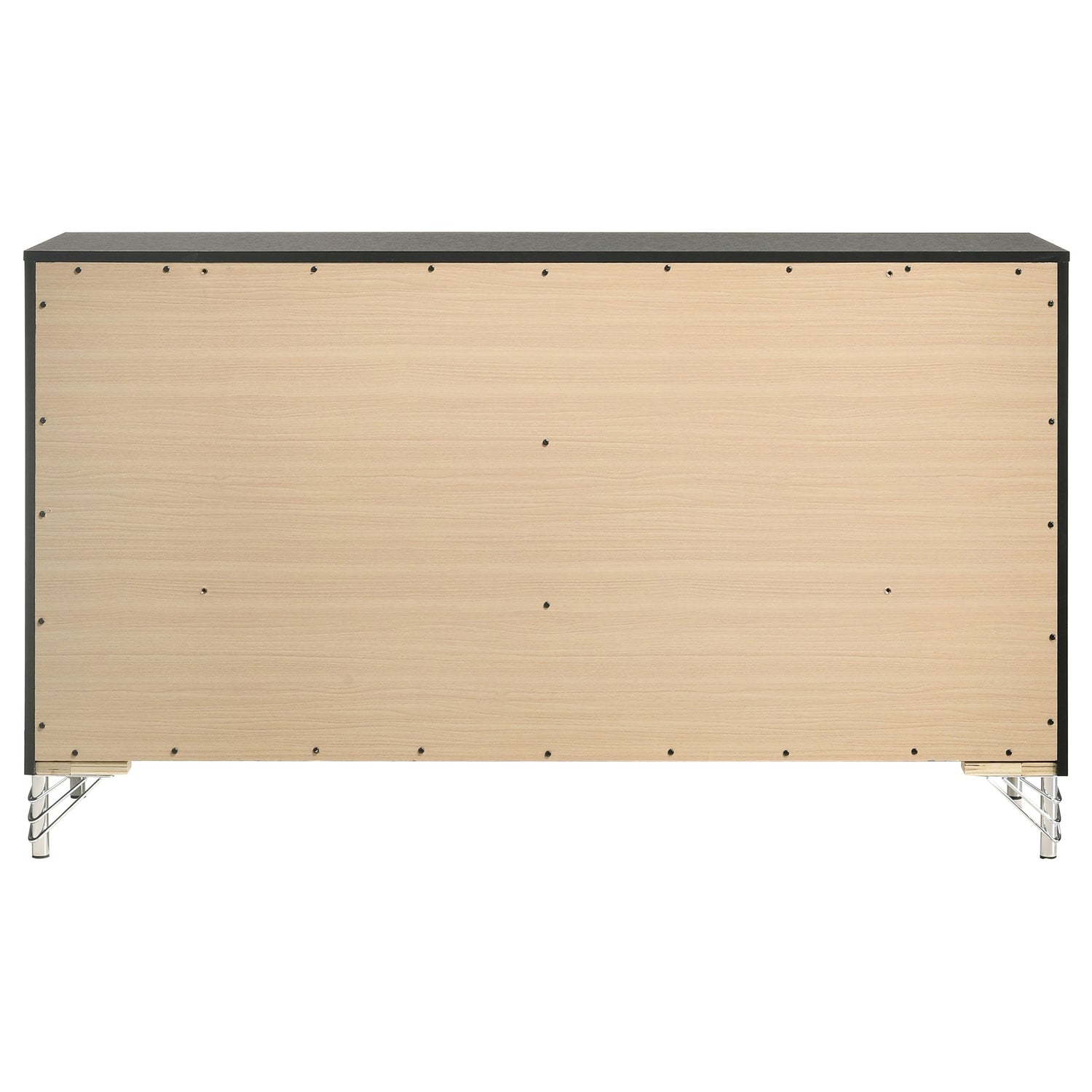 Lucia 6-drawer Dresser Cabinet Black - Home Elegance USA