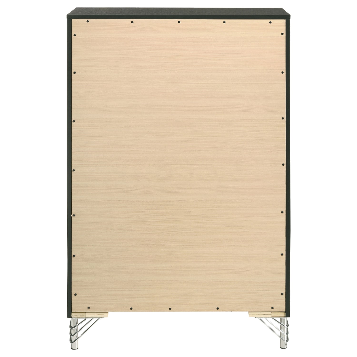 Lucia 5-drawer Bedroom Chest of Drawers Black - Home Elegance USA