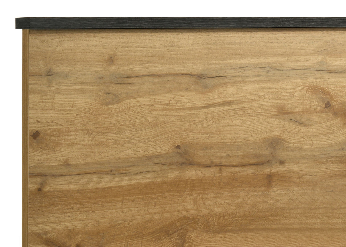 Juego de dormitorio Kaywood de 4 piezas tamaño queen en pino natural