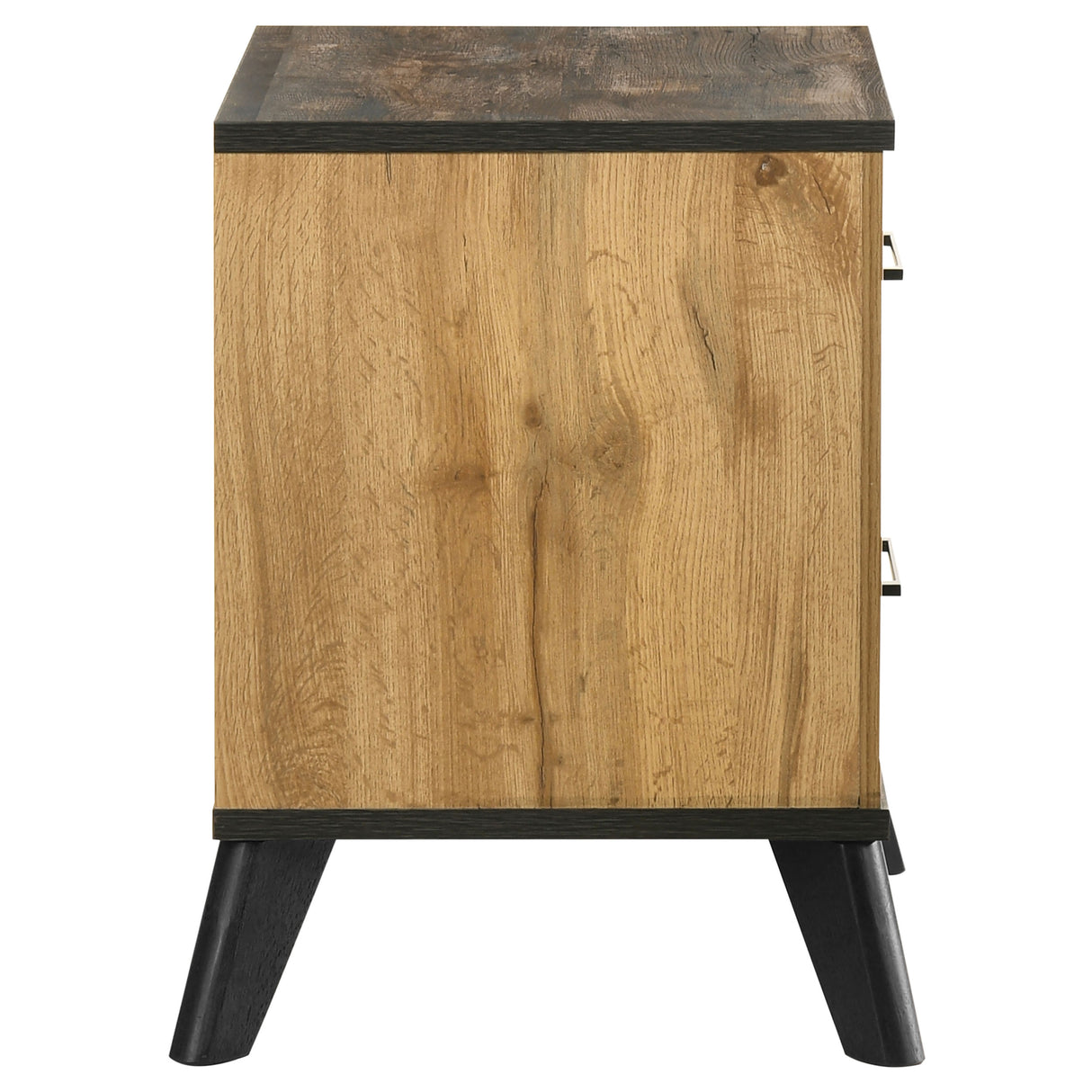 Kaywood 2-drawer Nightstand Bedside Table Natural Pine - Home Elegance USA