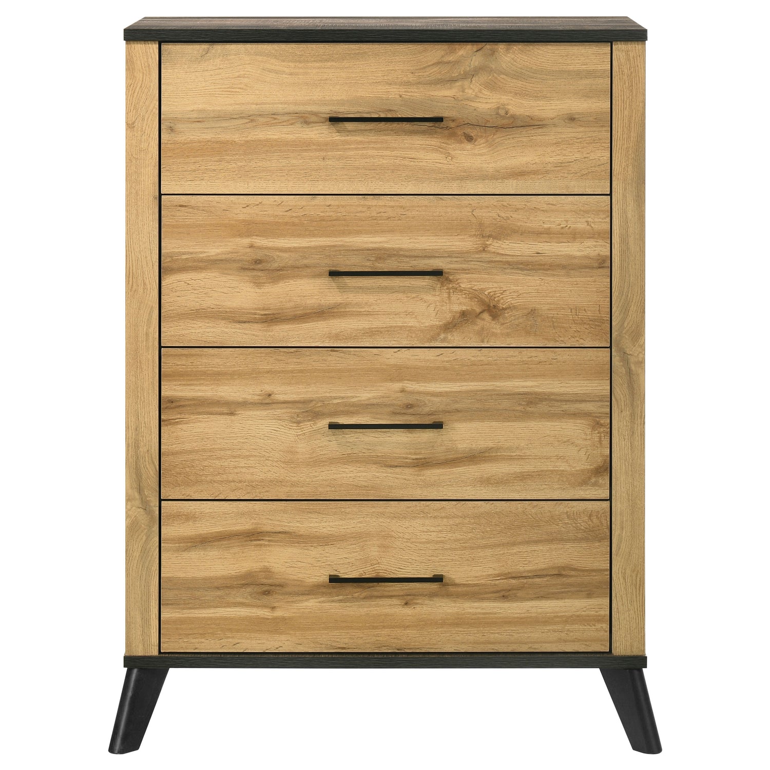 Kaywood 4-drawer Bedroom Chest of Drawers Natural Pine - Home Elegance USA