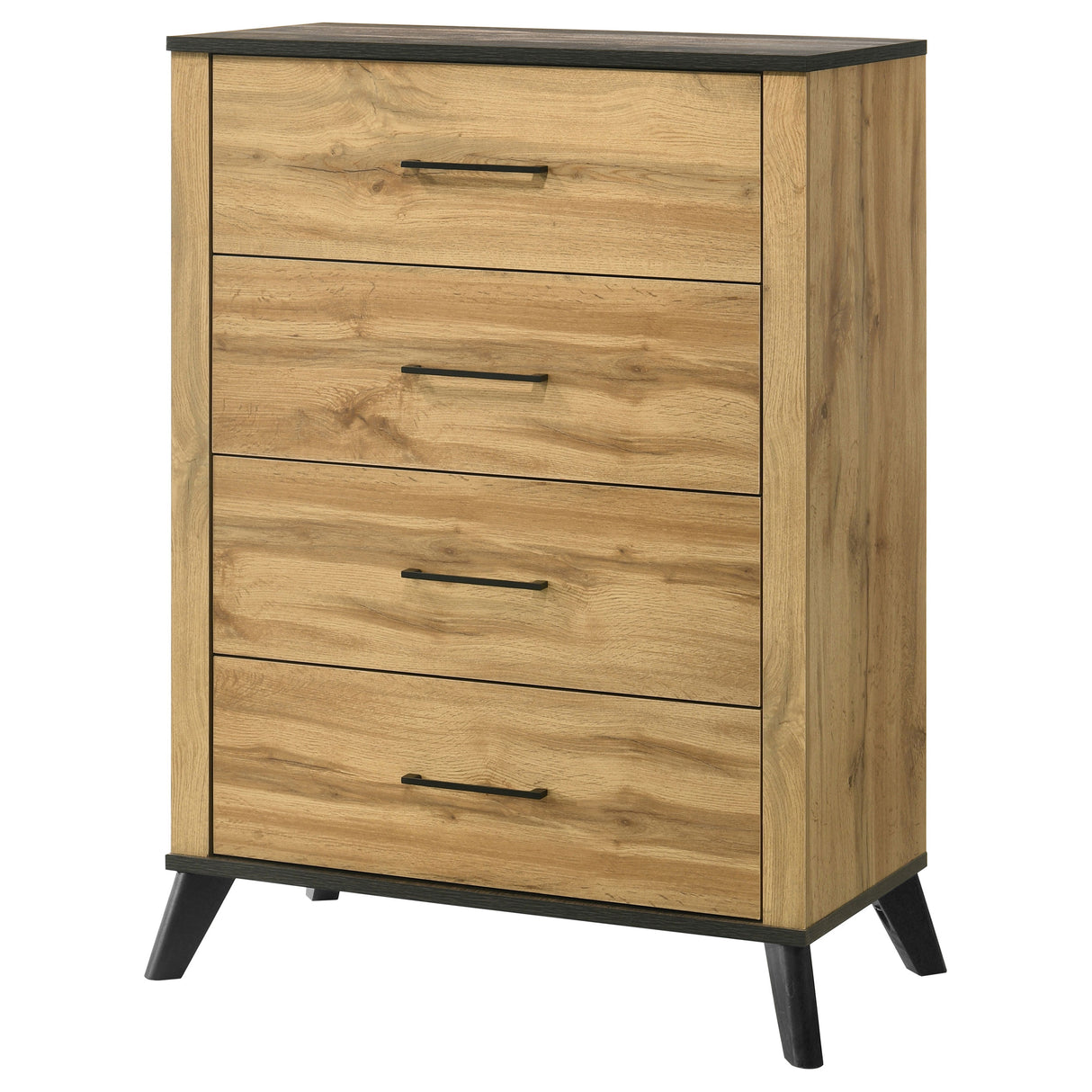 Kaywood 4-drawer Bedroom Chest of Drawers Natural Pine - Home Elegance USA