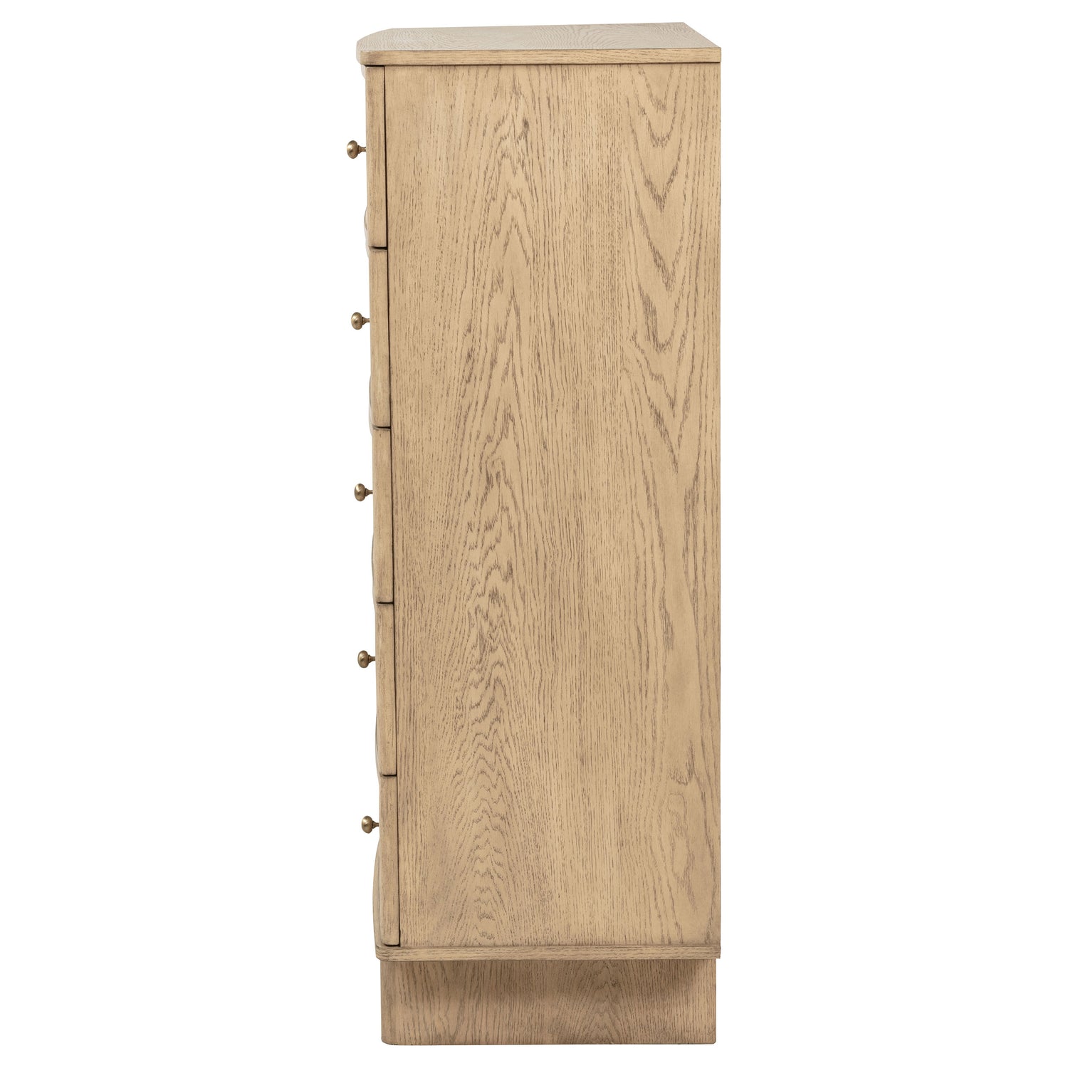 Kailani 5-drawer Bedroom Chest of Drawers Beige Oak - Home Elegance USA