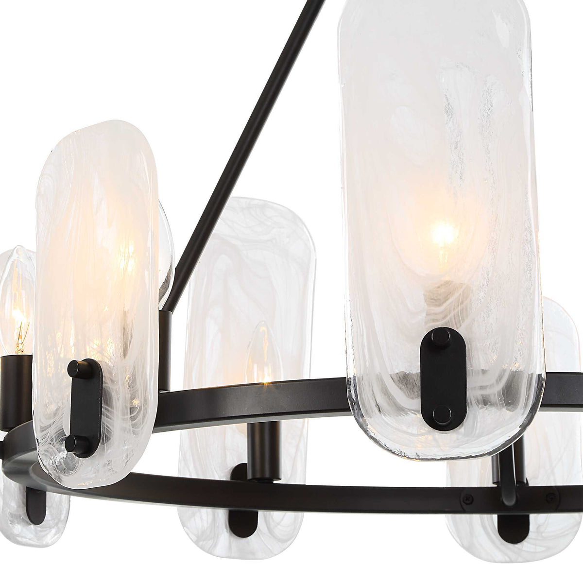 Ellipse 10 Light Chandelier - Bronze by Uttermost - View 10