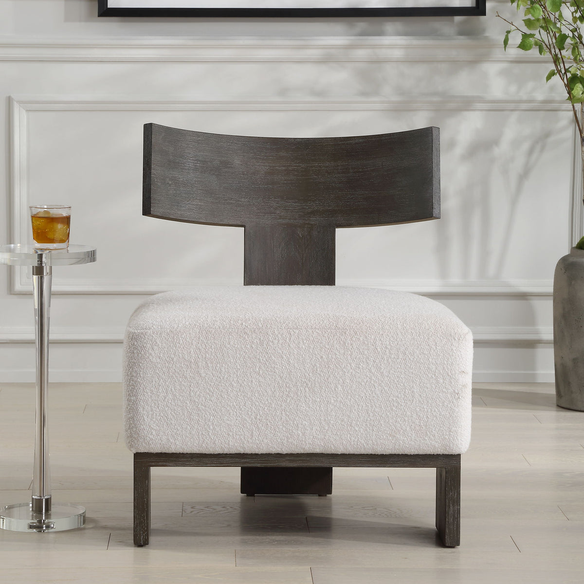 Finlay Dark Walnut Accent Chair - Dark Brown by Uttermost - View 2