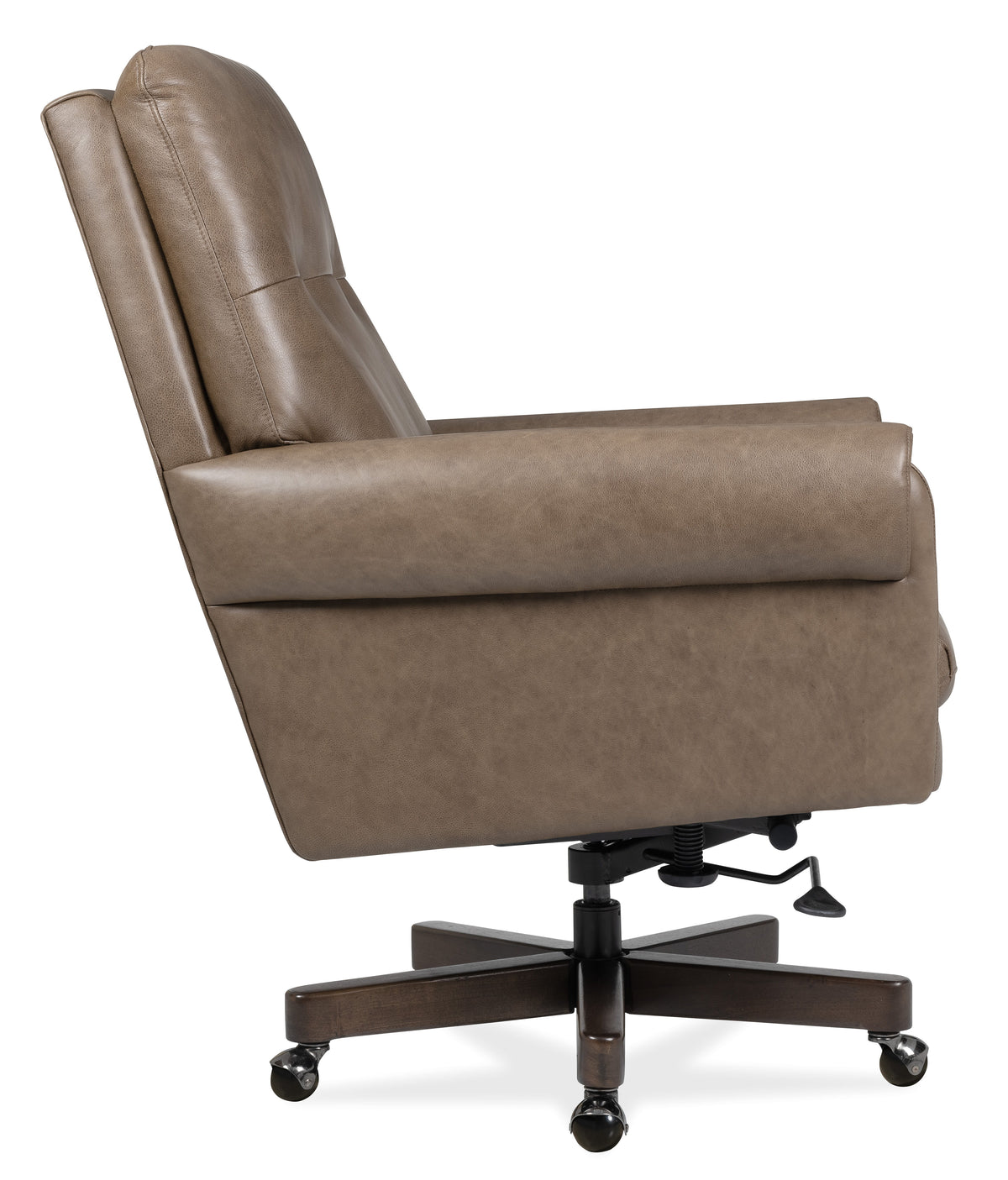 Lenora Swivel Tilt Executive Chair - Dark Brown by Hooker Furniture - View 5