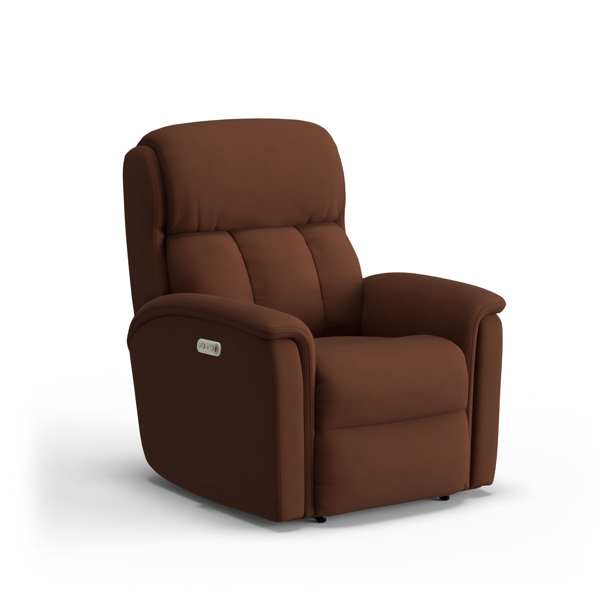 Luna Transitional Fabric Power Rocking Recliner With Power Headrest | Flexsteel