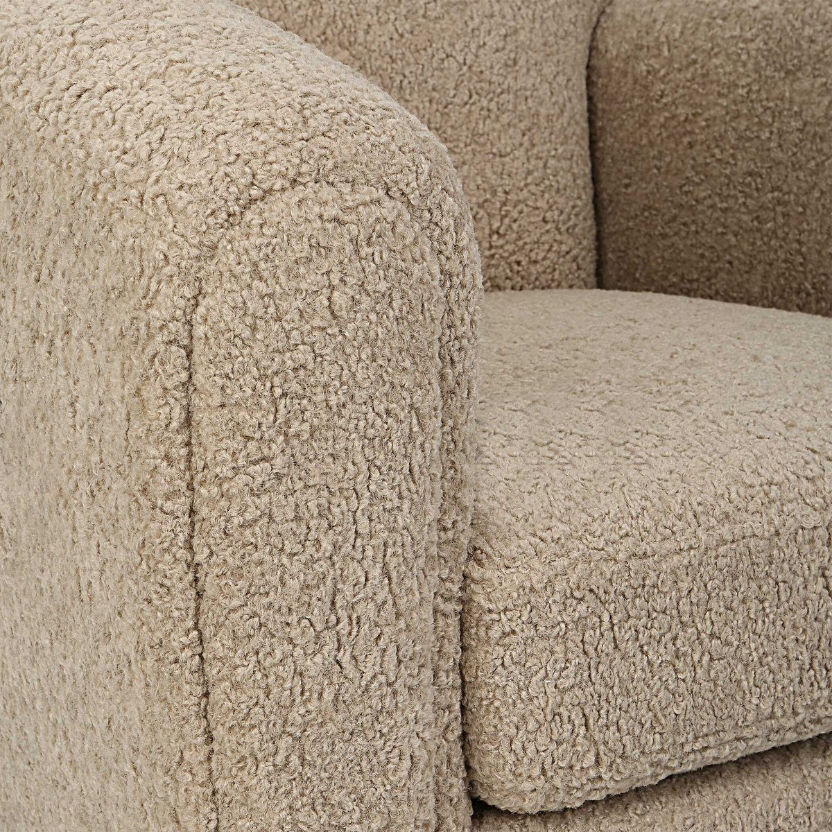 Teddy Accent Chair Latte - Beige by Uttermost - View 8