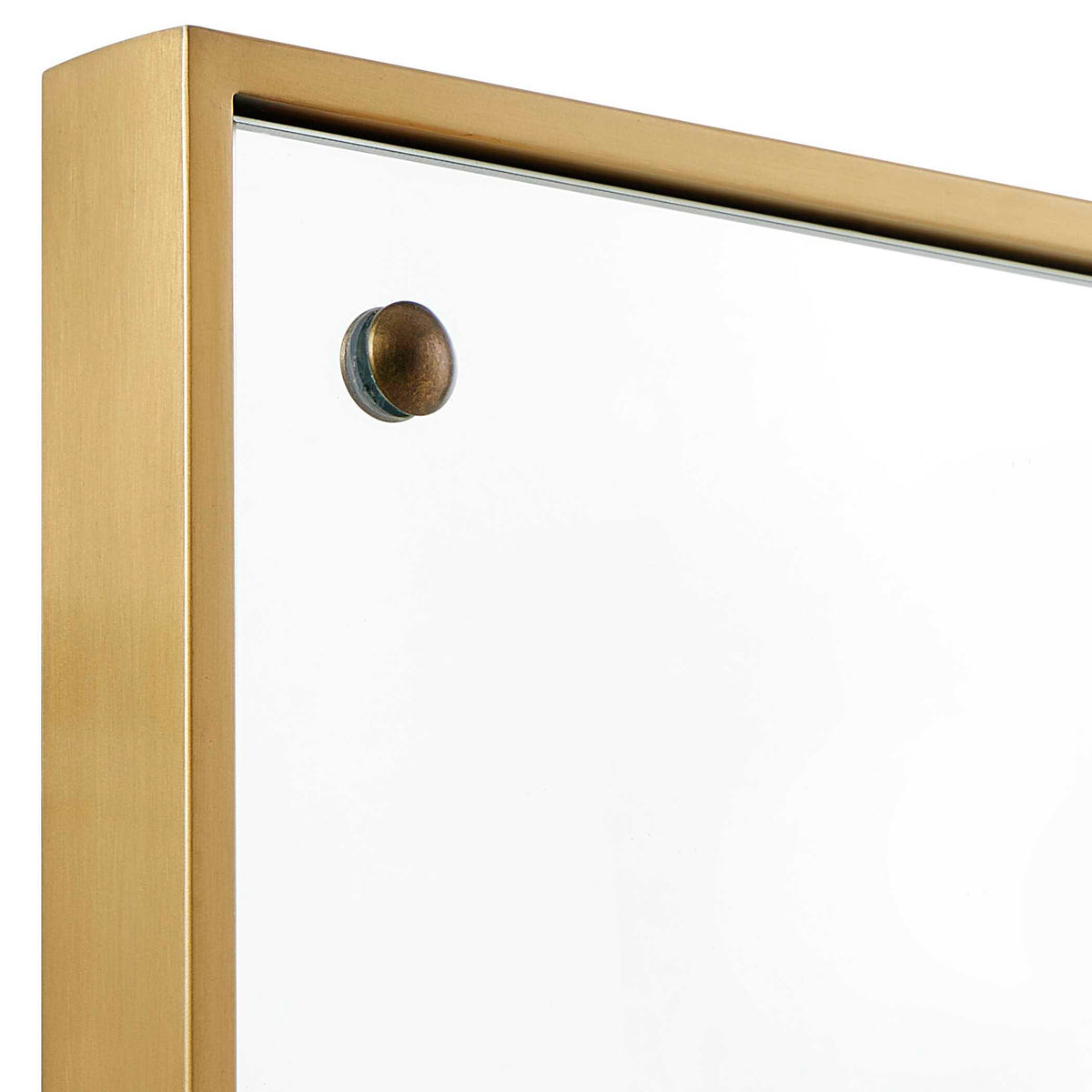 Wrenton Rectangular Mirror Brass - Gold by Uttermost - View 5