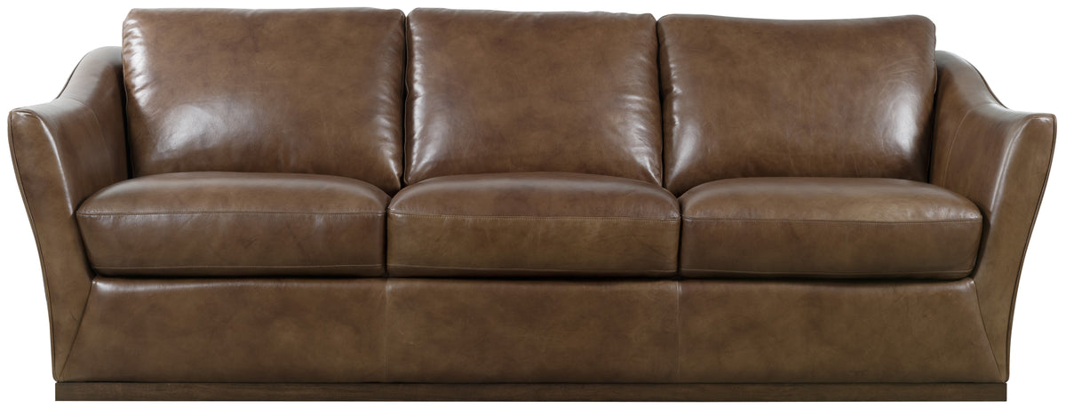 Fairfax Stationary Sofa - Dark Brown by Hooker Furniture - View 7