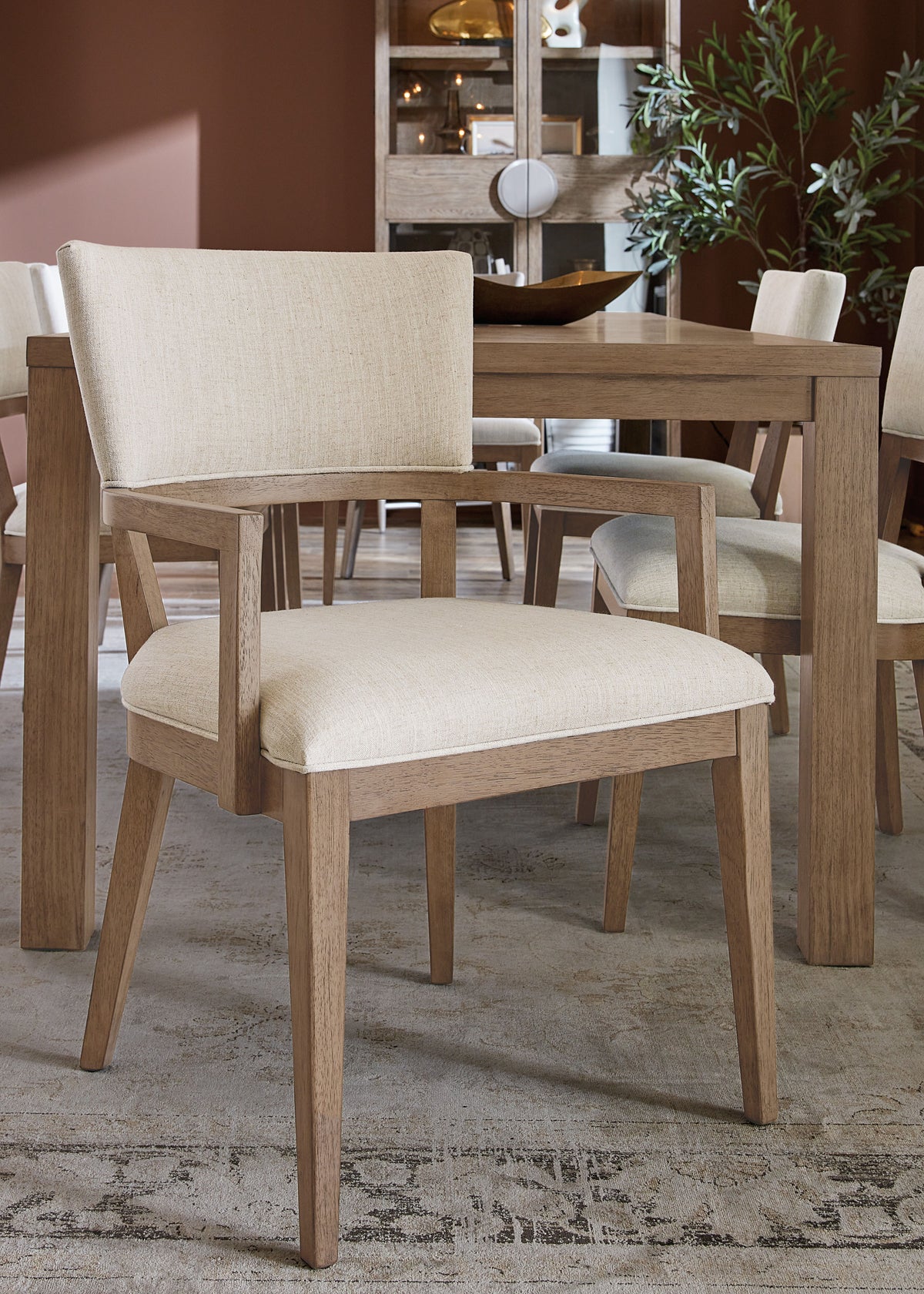 Sonnet Upholstered Dining Chair (Set of 2) - Beige / Light Brown by Hooker Furniture - View 2