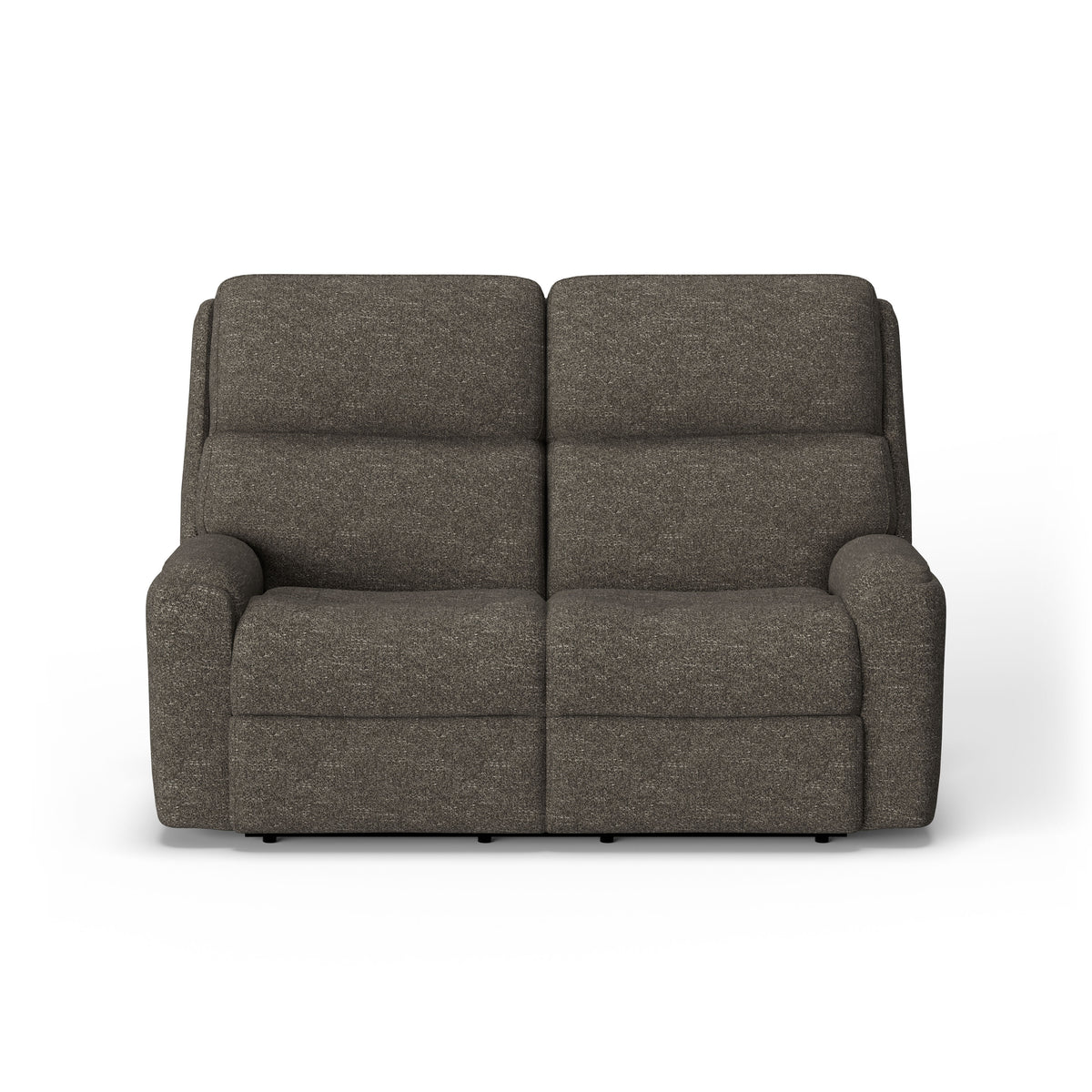 Rio Transitional Fabric Power Reclining Loveseat With Power Headrests | Flexsteel