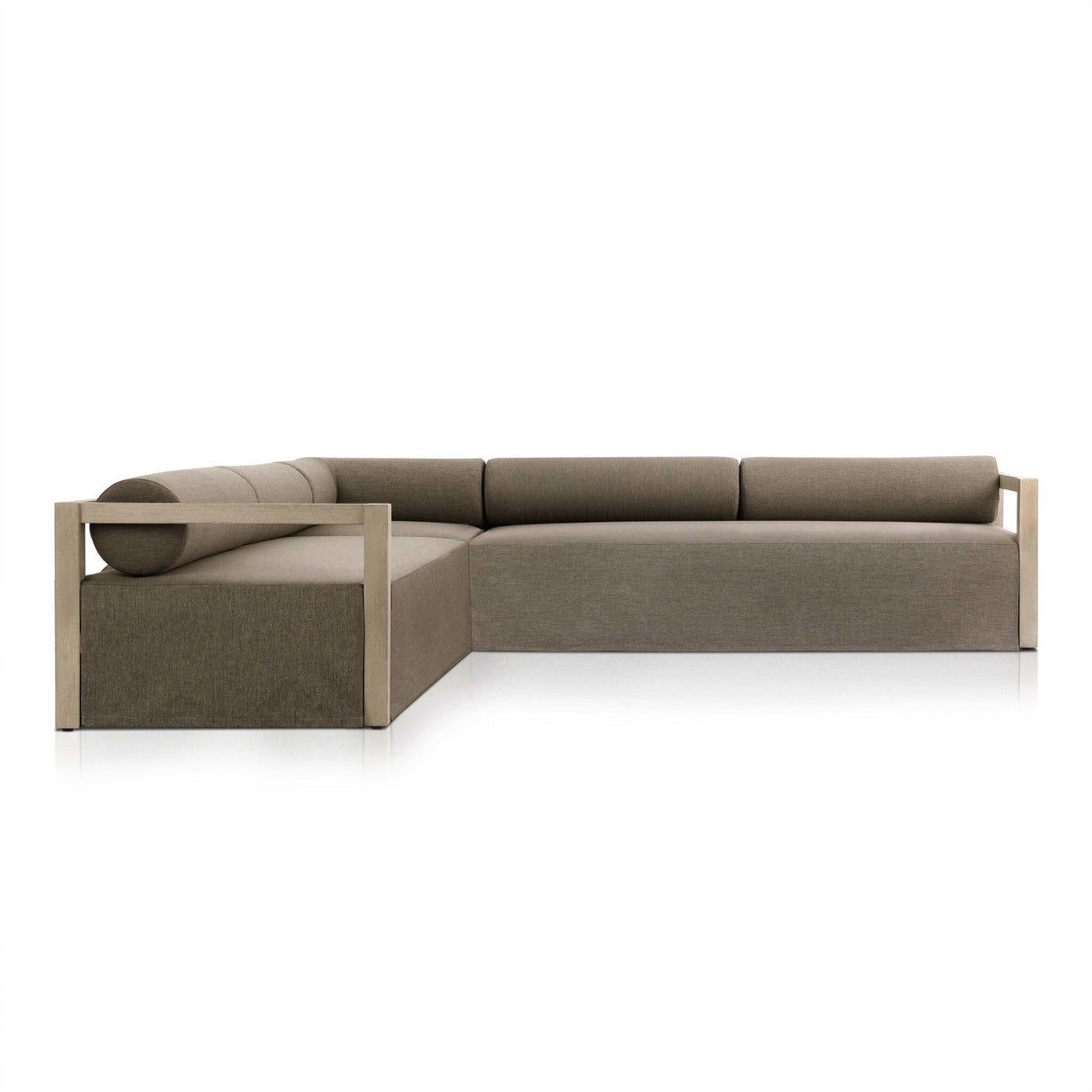 Laskin Outdoor 3Pc Sectional - Alessi Fawn | Four Hands Furniture