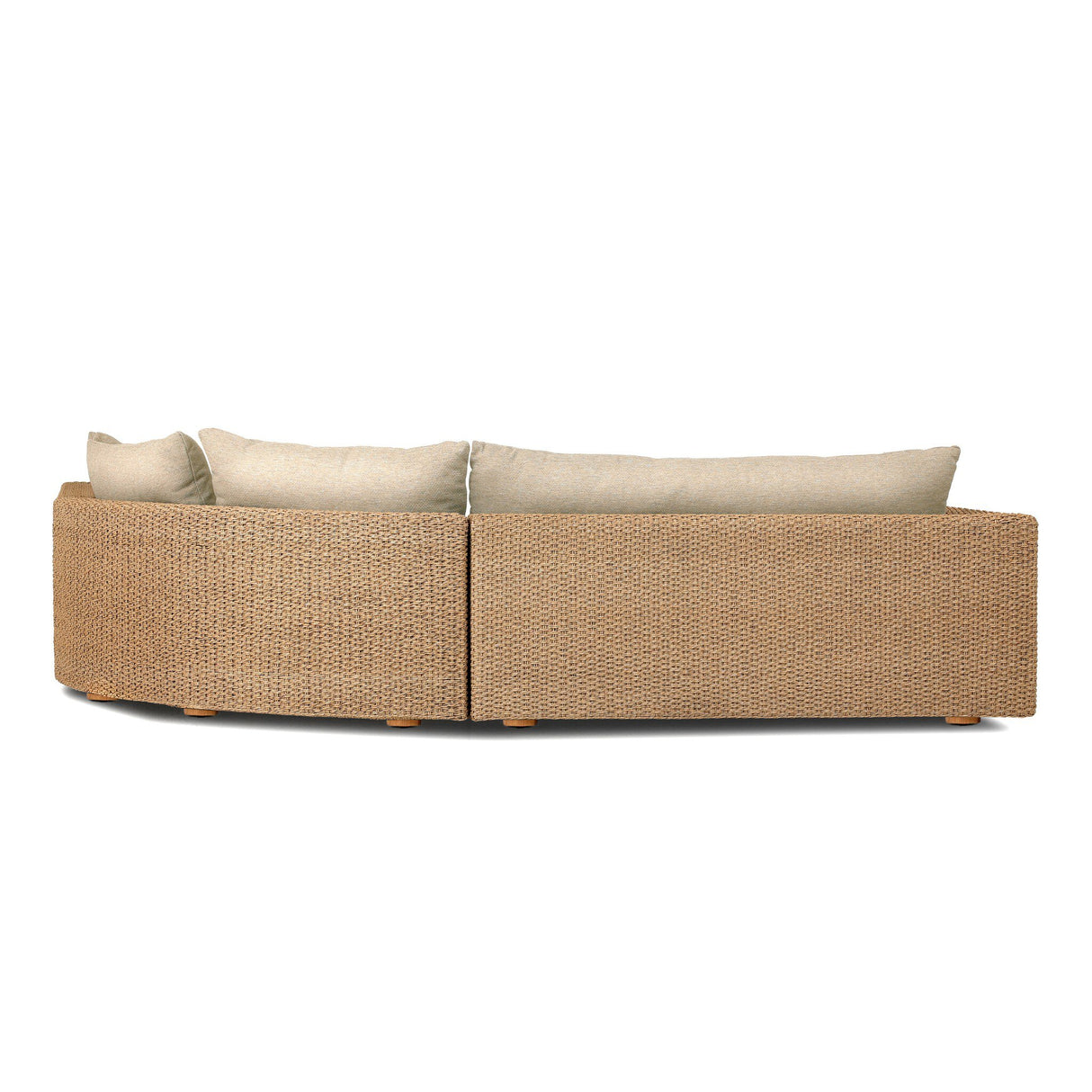 Sylvan Outdoor 3Pc Sectional - Casa Cream | Four Hands Furniture
