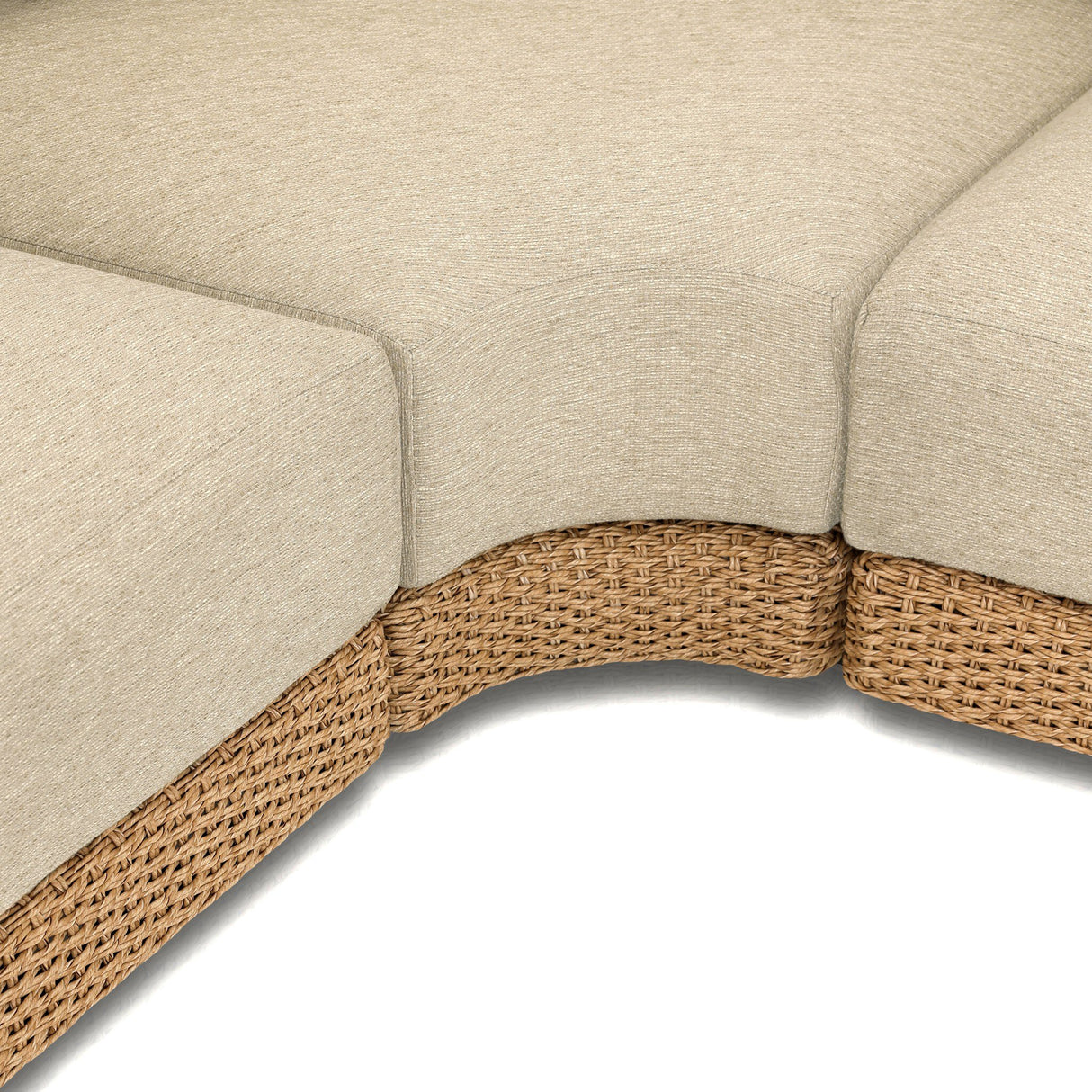 Sylvan Outdoor 3Pc Sectional - Casa Cream | Four Hands Furniture