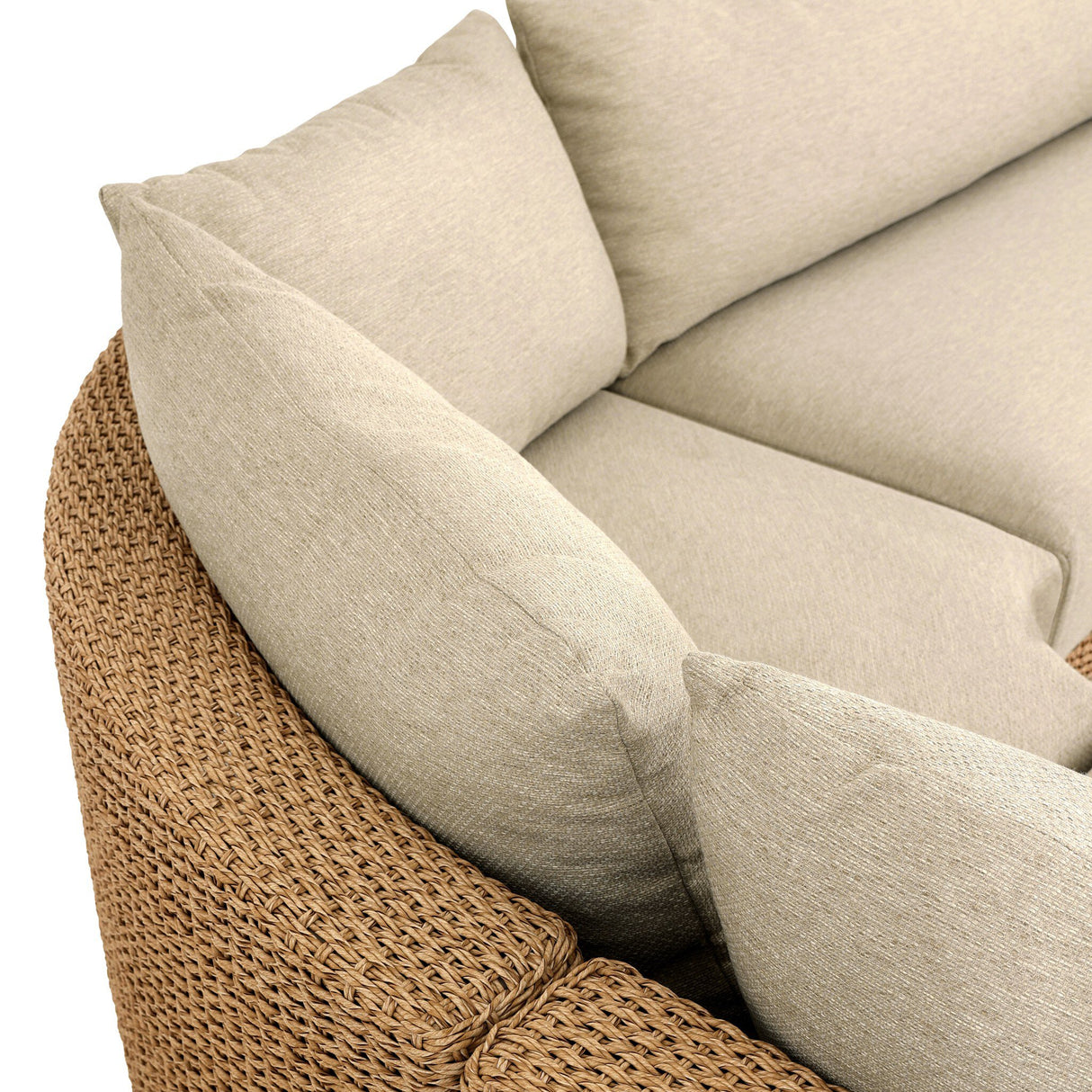 Sylvan Outdoor 3Pc Sectional - Casa Cream | Four Hands Furniture