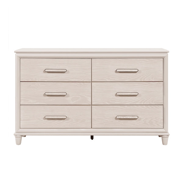 2451 Montrose White Bedroom Set with LED Headboard & Storage – Modern Design