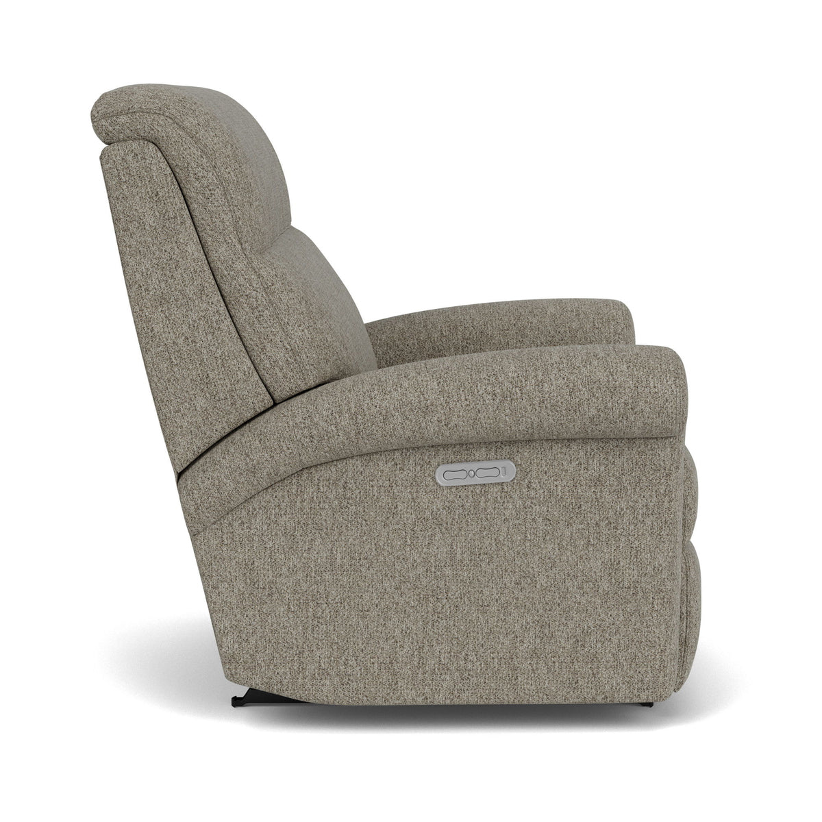 Davis Transitional Fabric Power Rocking Recliner With Power Headrest | Flexsteel