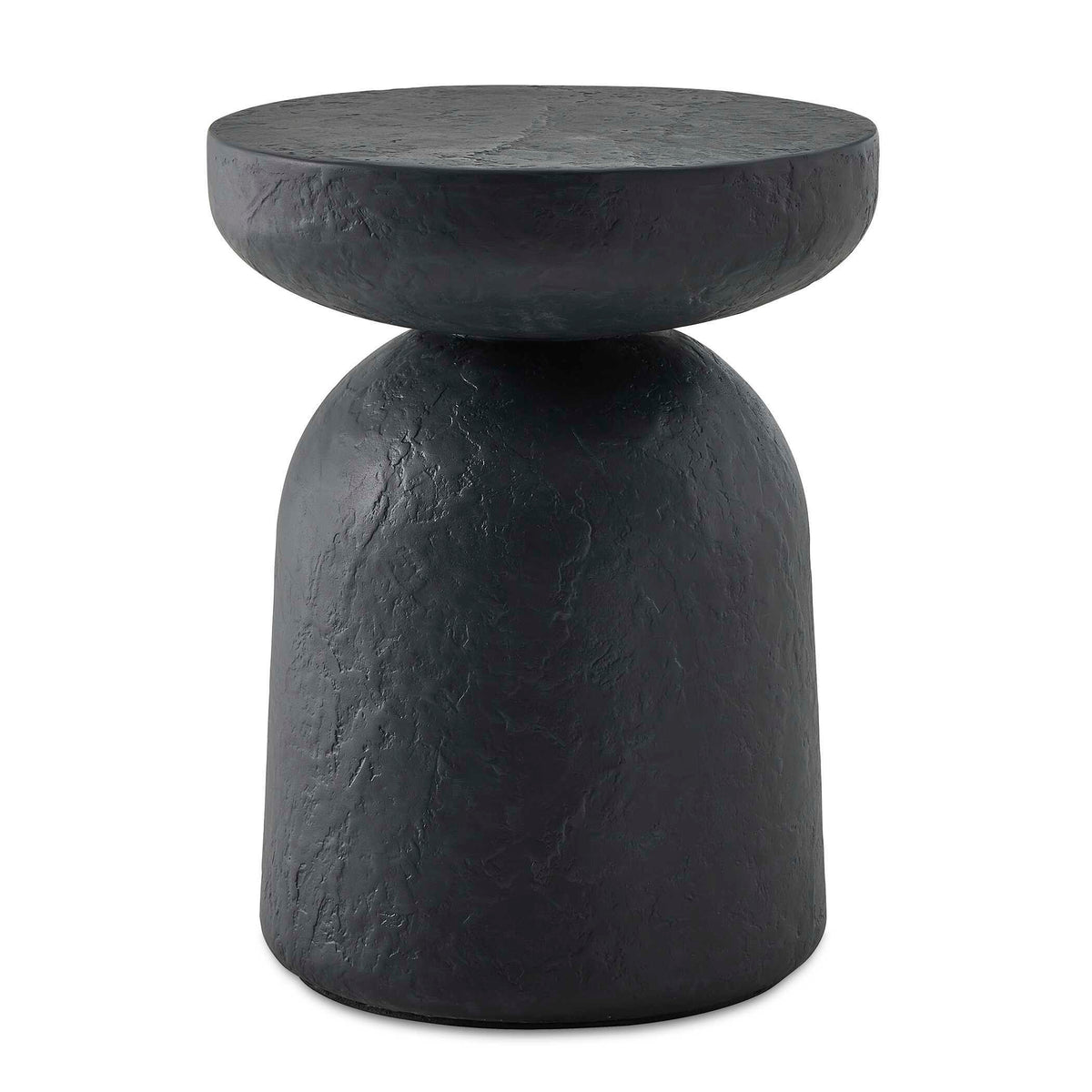 Hurlee Outdoor Accent Table - Black by Uttermost - View 1