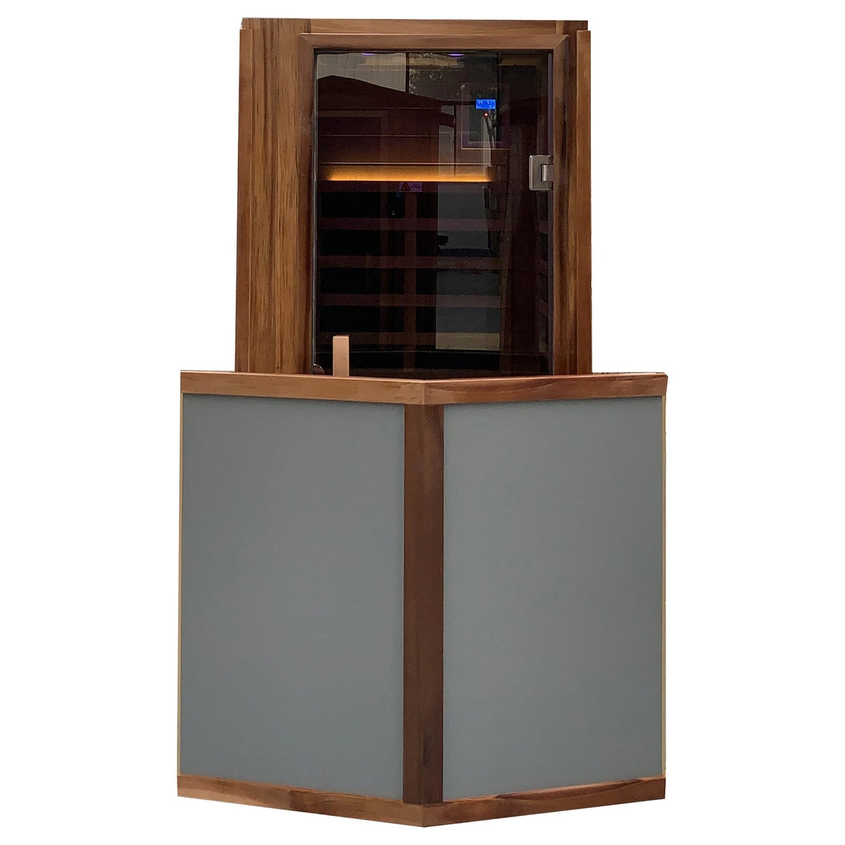 Red Cedar 1-Person Infrared Sauna – Indoor & Outdoor Wooden Home Sauna - sold by Home Elegance USA