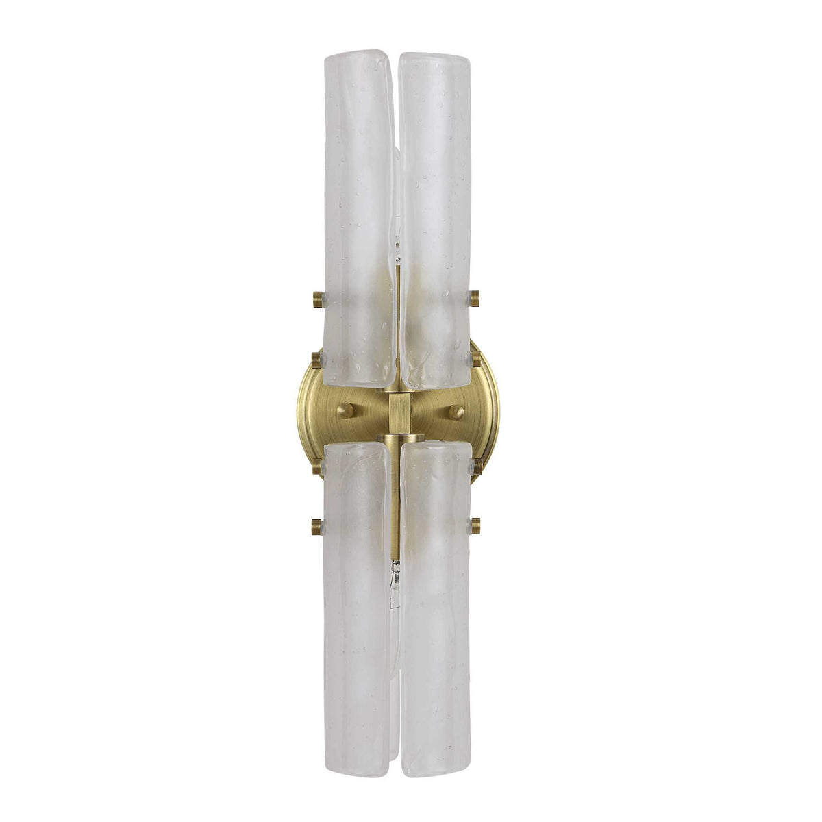 Mistie 2 Light Glass Sconce - Bronze by Uttermost - View 4
