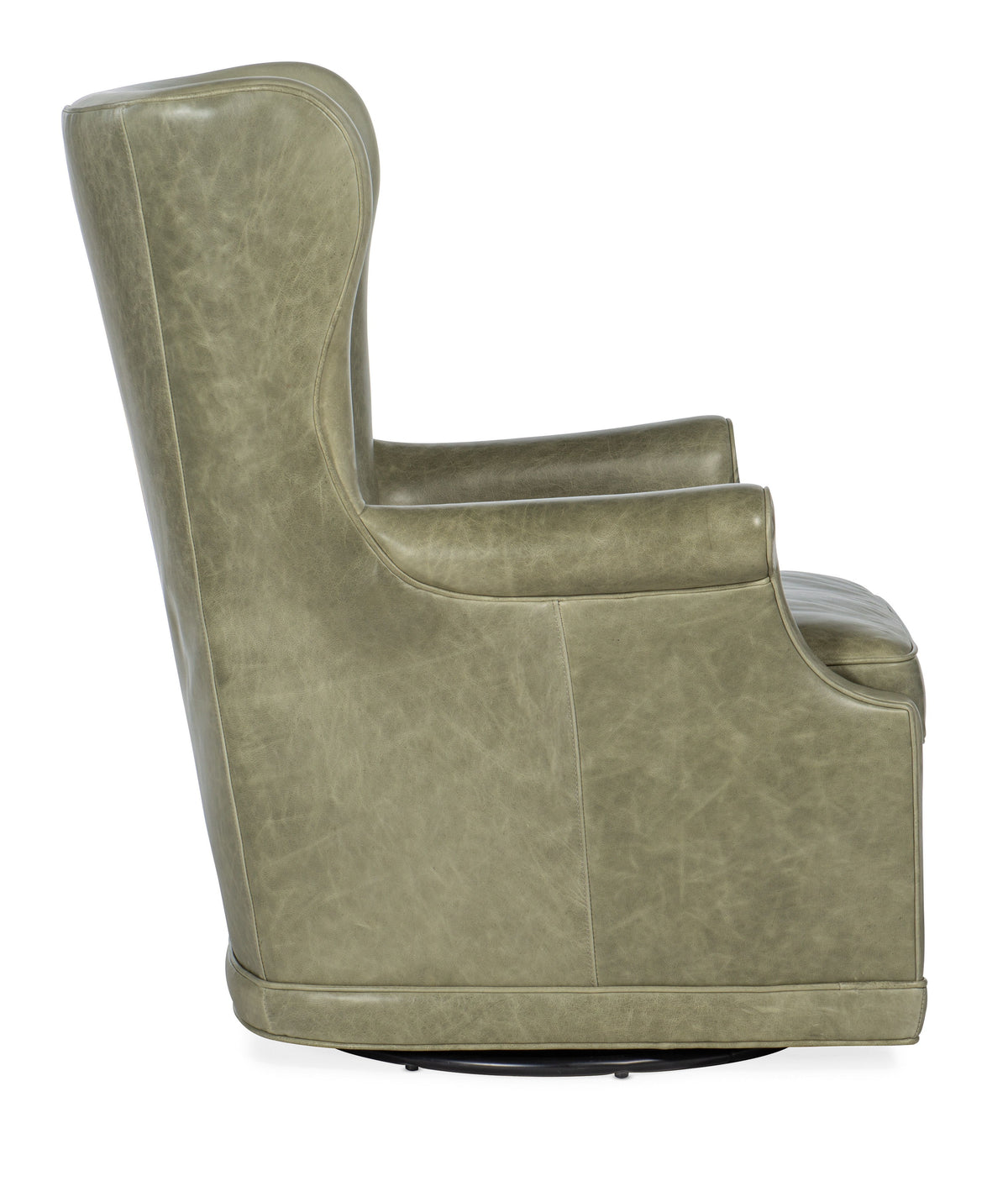 Mai Wing Swivel Club Chair - Green by Hooker Furniture - View 3