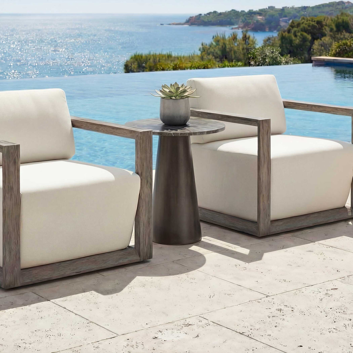 Midsummer Indoor-Outdoor Accent Table - Bronze by Uttermost - View 3