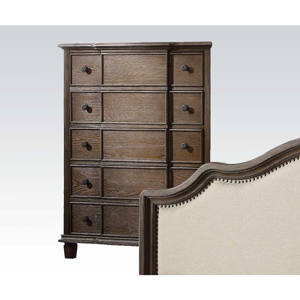 Baudouin Chest 26116 Weathered Oak Finish | Acme | Home Elegance USA