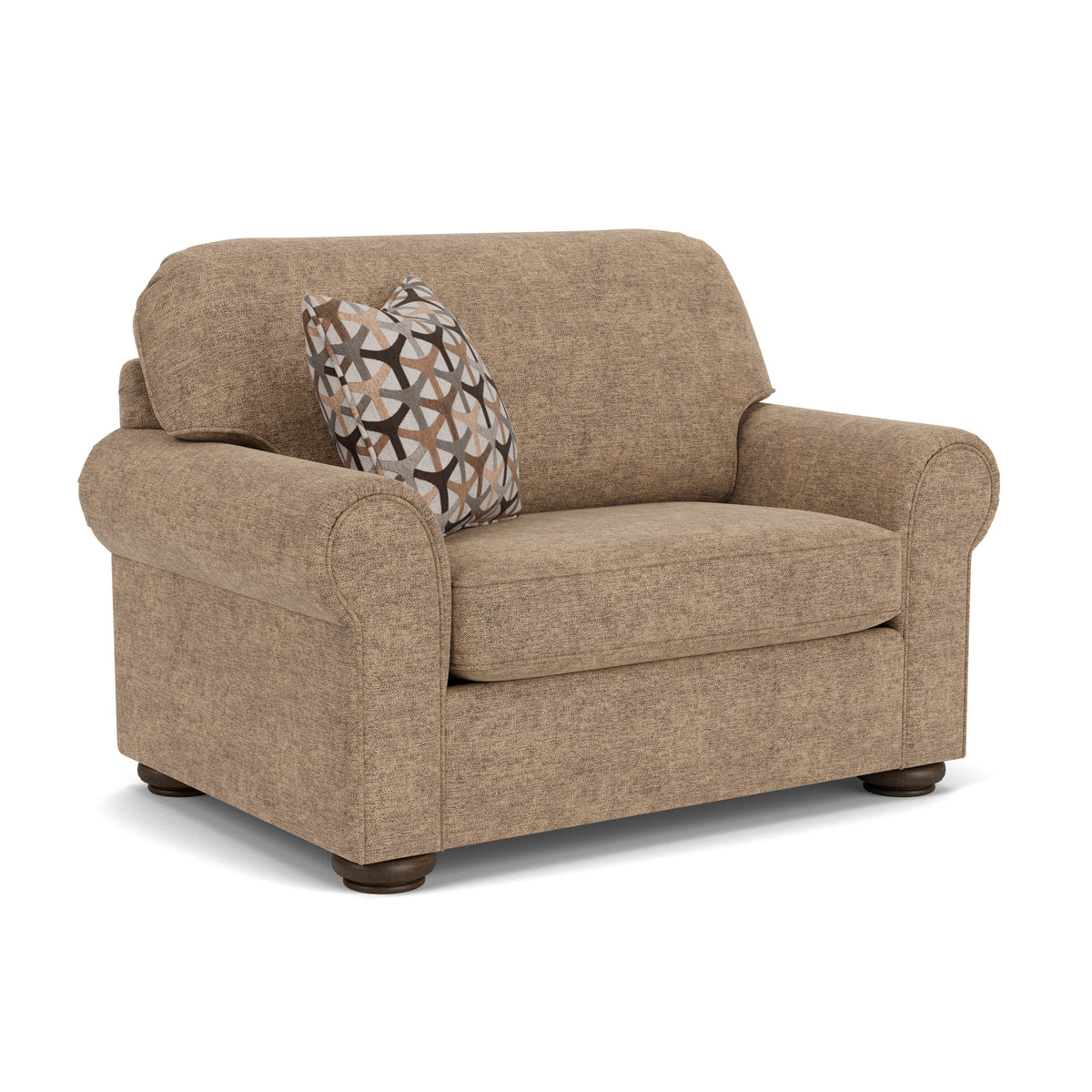 Preston Fabric Chair And a Half | Flexsteel