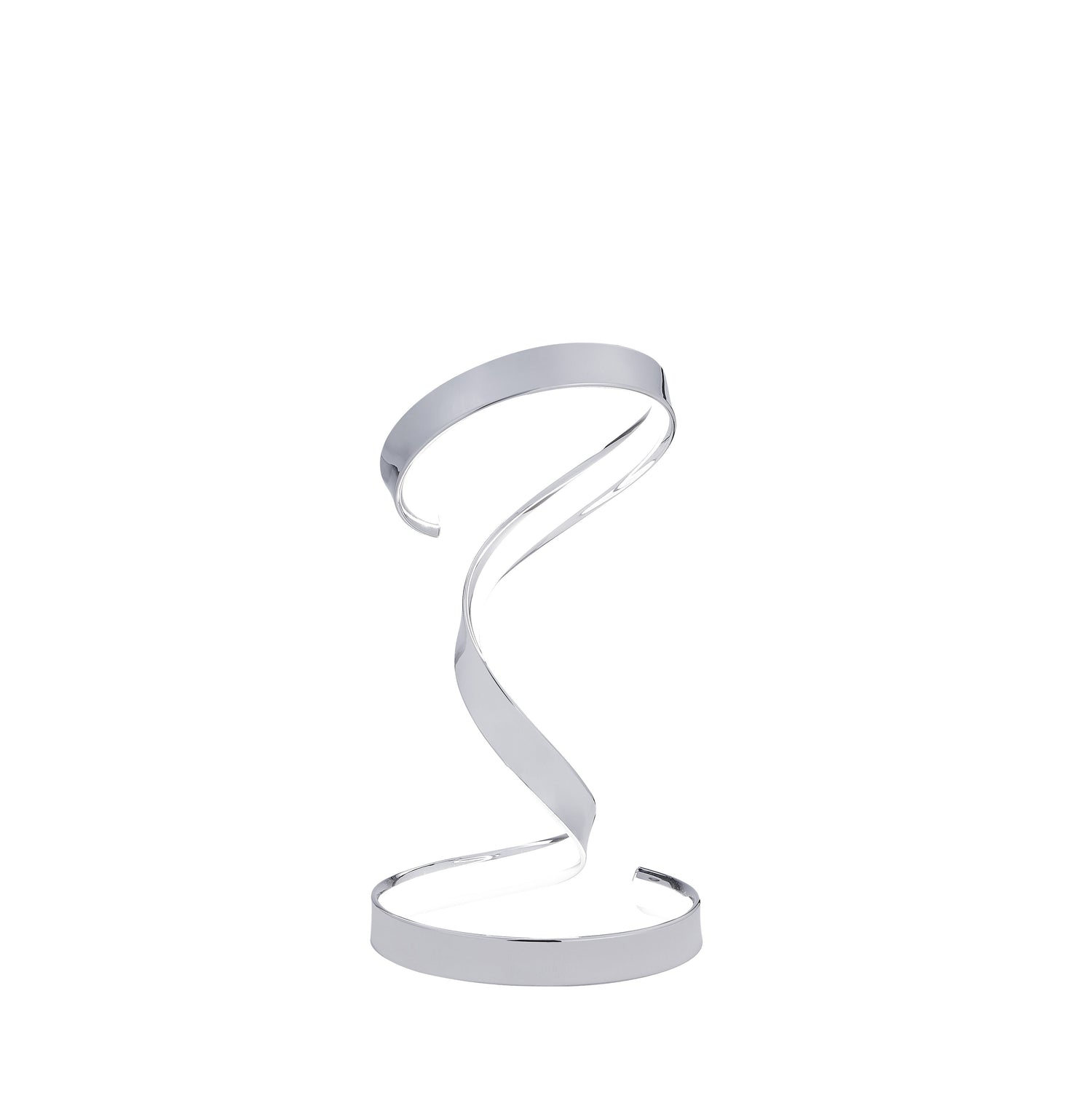 Hamburg Chrome Table Lamp // LED Strip & Dimmable Switch  | Finesse -  Home Elegance USA