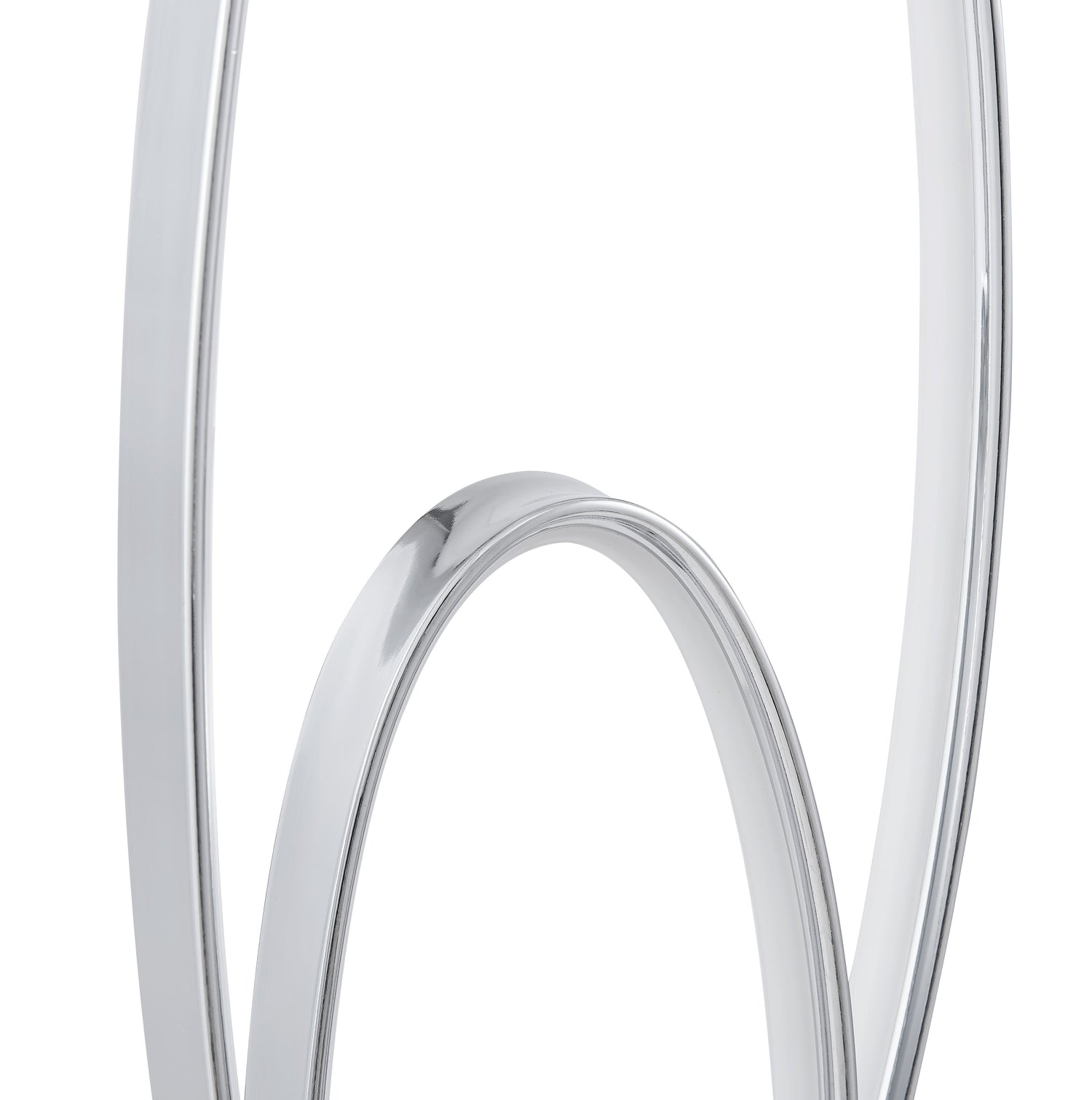 Milan Chrome Table Lamp // LED Strip & Touch Dimmer  | Finesse - Home Elegance USA