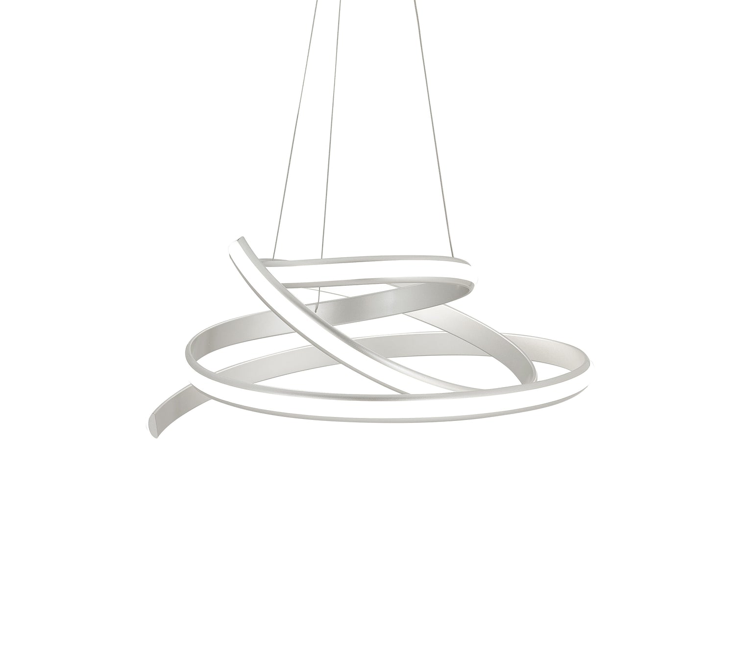 Oslo LED Adjustable Chandelier // Silver  | Finesse -  Home Elegance USA