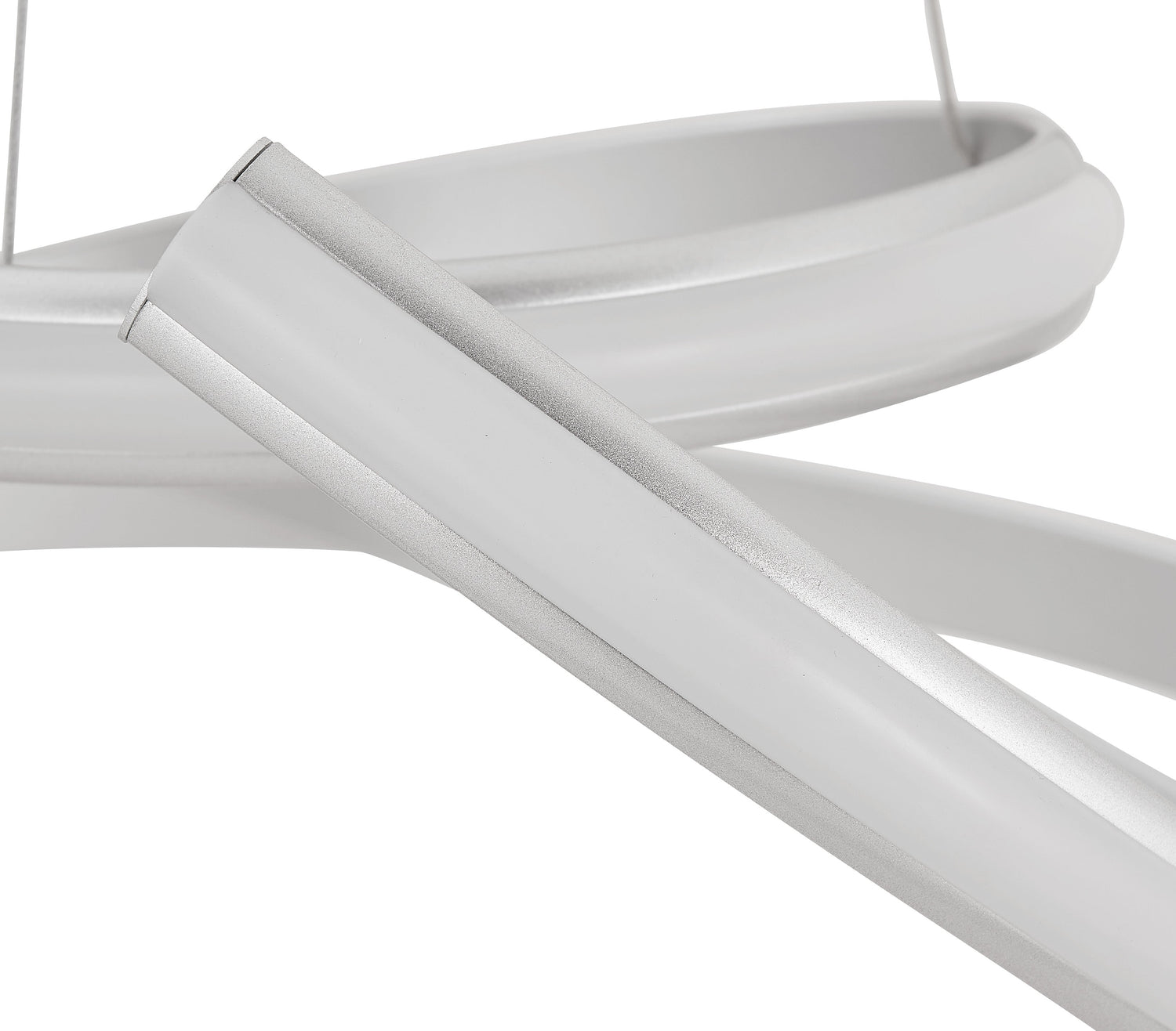 Oslo LED Adjustable Chandelier // Silver  | Finesse -  Home Elegance USA