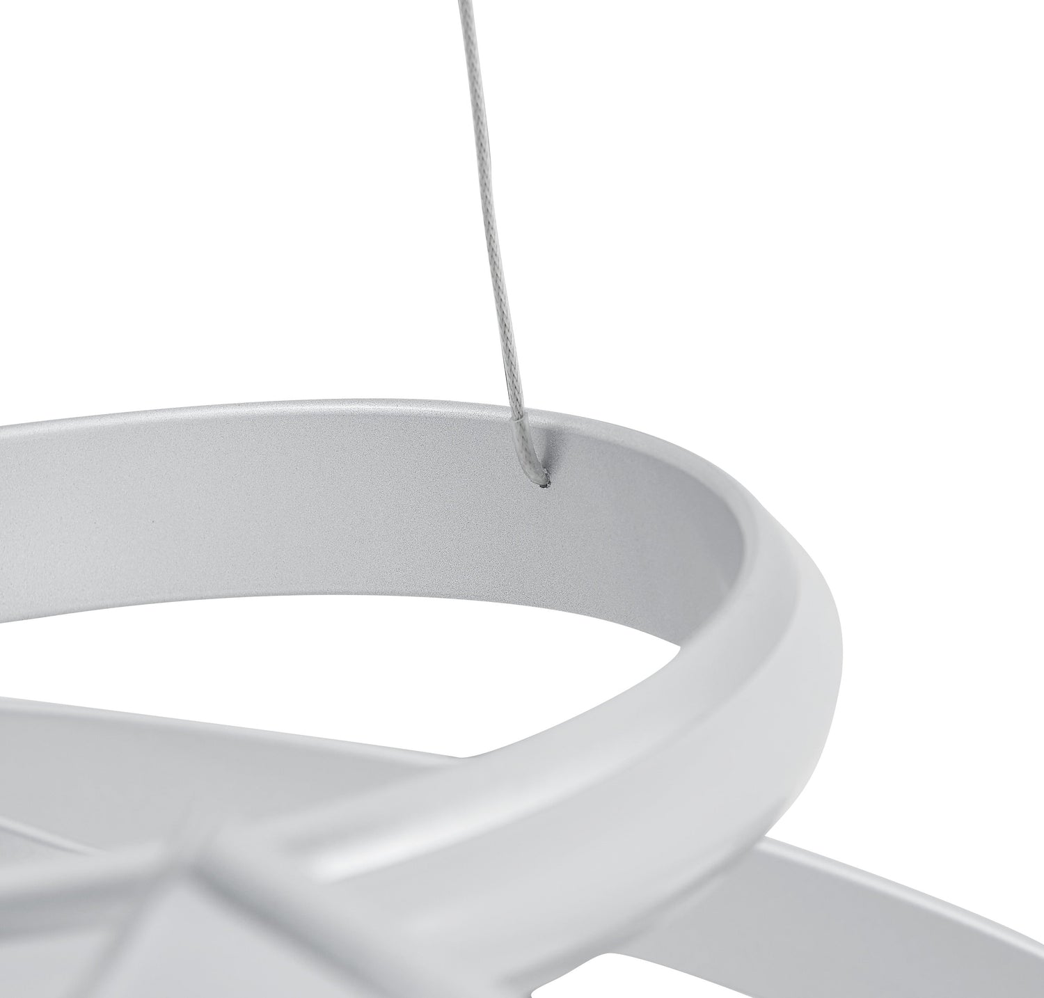 Oslo LED Adjustable Chandelier // Silver  | Finesse -  Home Elegance USA
