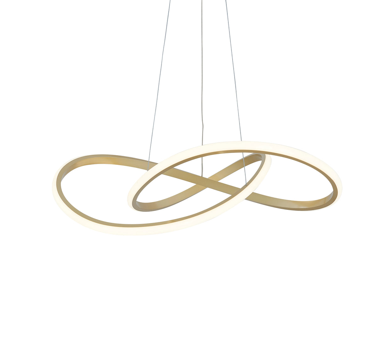 Lámpara de araña LED Edimburgo // Dorada | Finesse