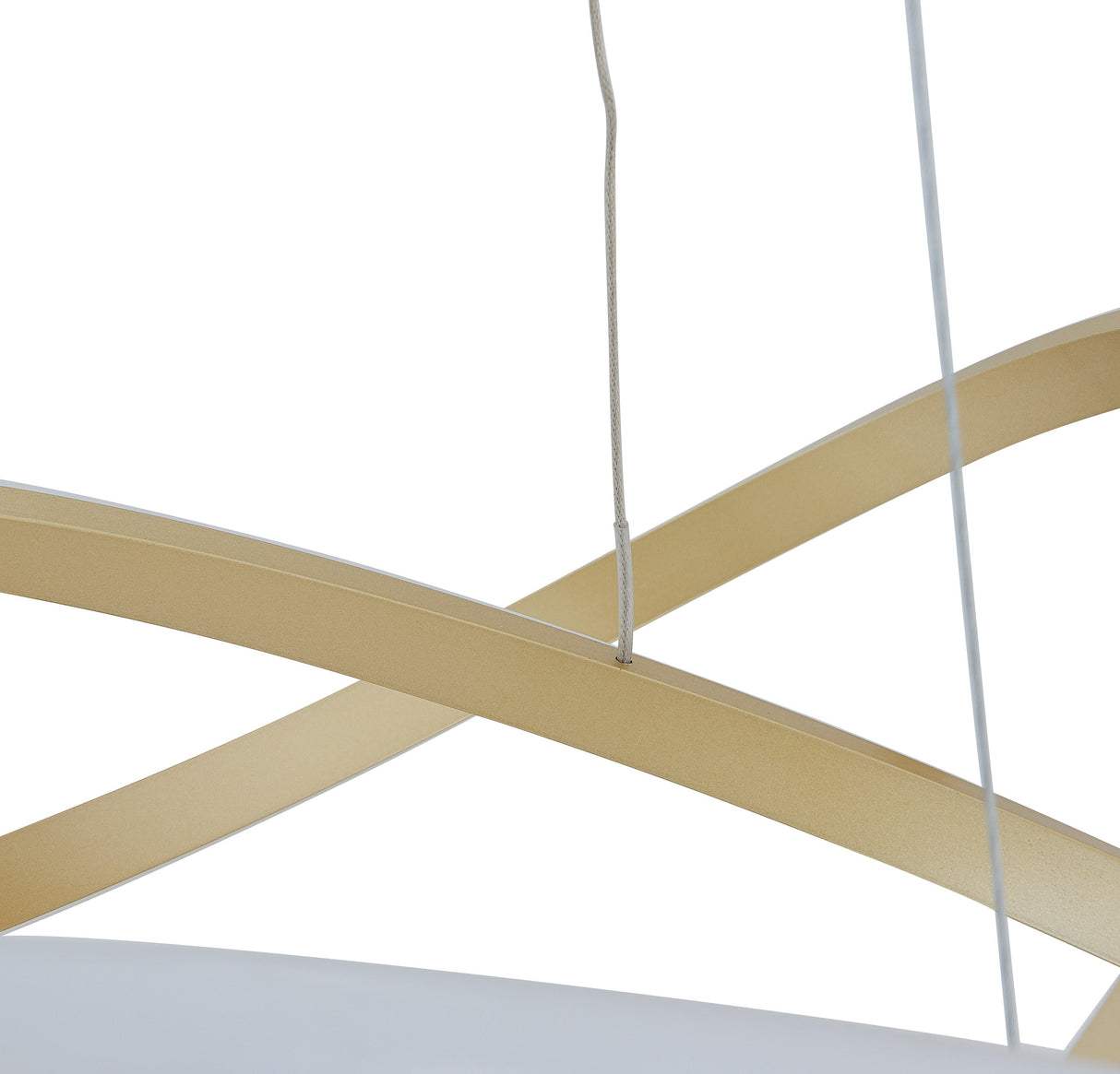 Lámpara de araña LED Edimburgo // Dorada | Finesse