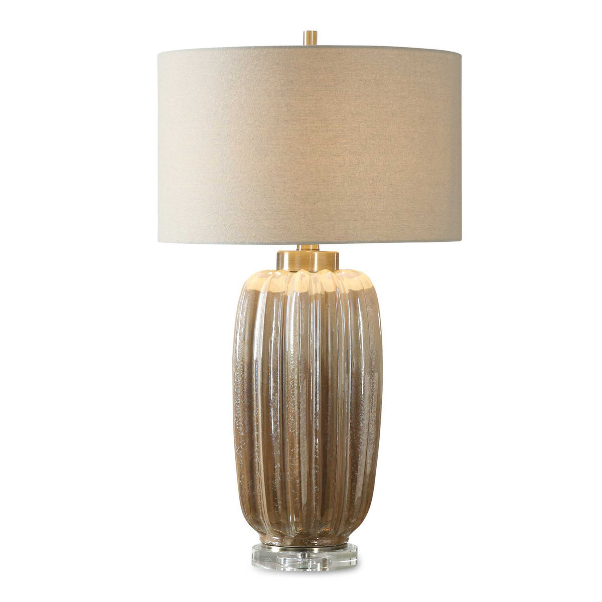 Gistova Table Lamp - Light Brown / Gold by Uttermost - View 1