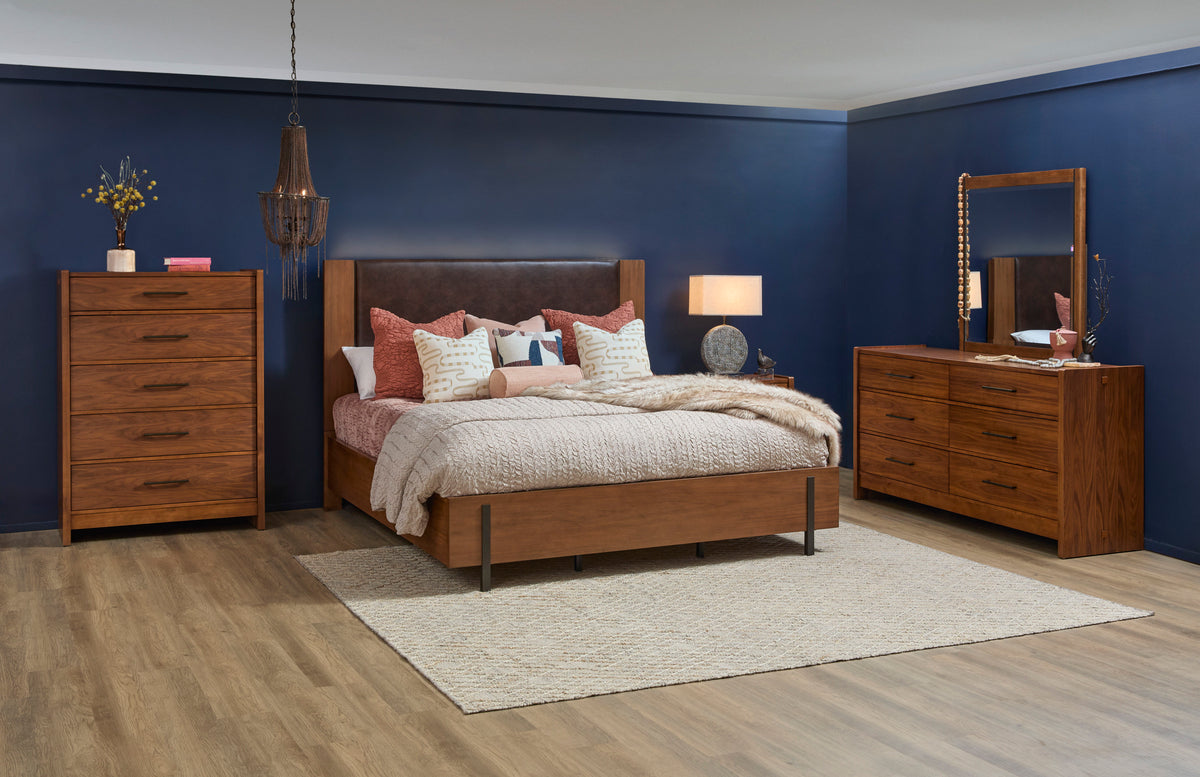 Lincoln Drawer Chest - Warm Walnut | Flexsteel