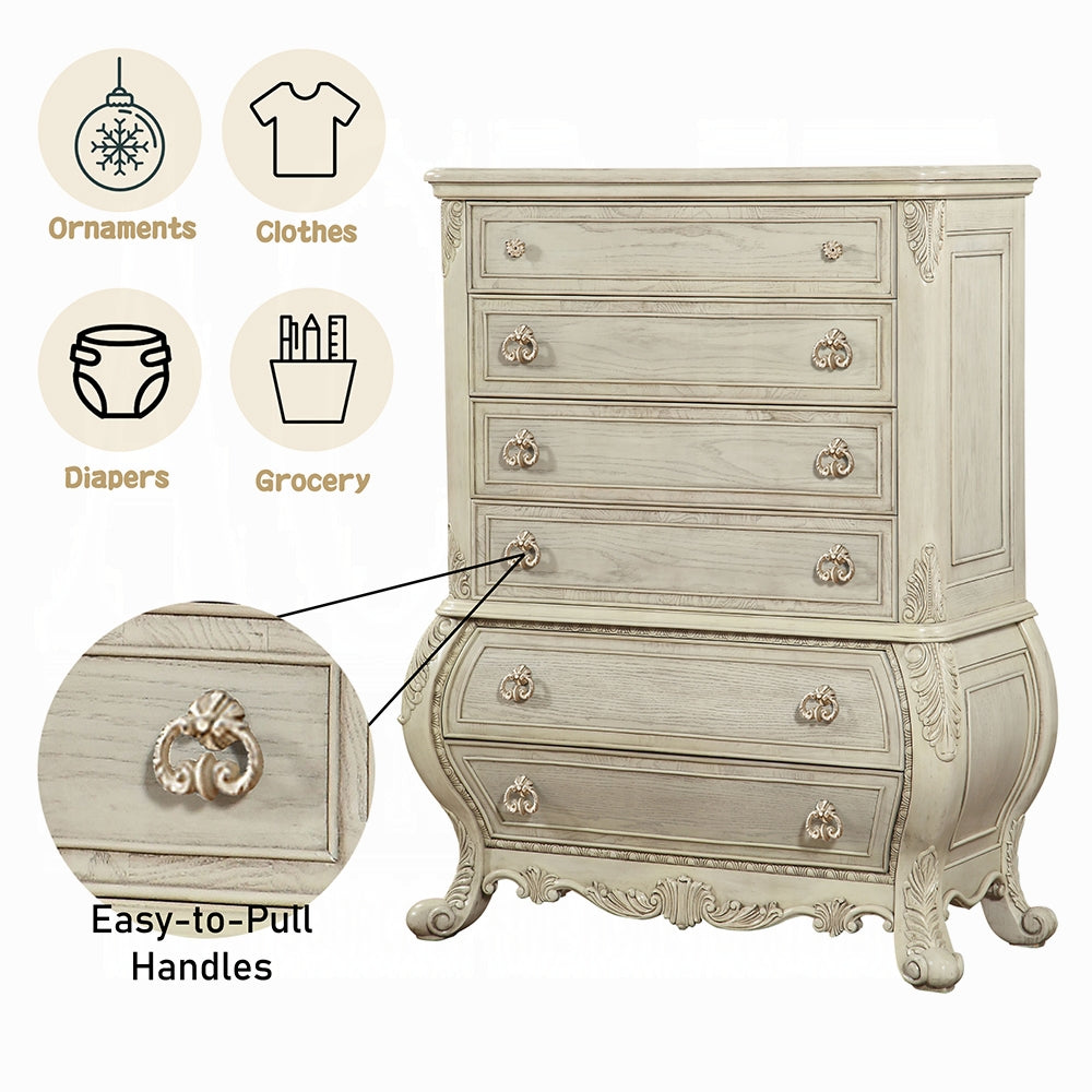 Ragenardus Chest 27016 Antique White Finish | Acme
