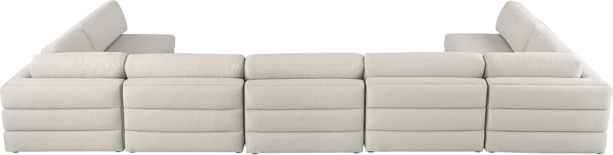 Beckham - Modular Sectional 7 Piece - Beige | Home Elegance USA