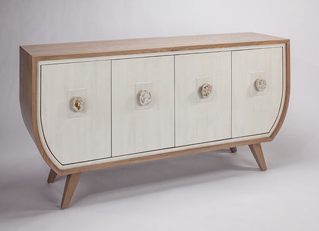 Faux Natural Oak Cabinet 2707-S with Optional Champagne Mirror – Artmax - Home Elegance USA