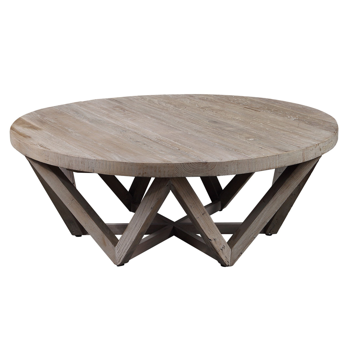Kendry Reclaimed Wood Coffee Table - Light Brown by Uttermost - View 4