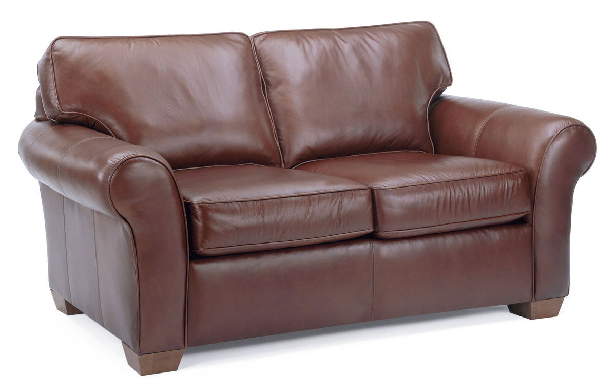 Vail Leather Loveseat | Flexsteel