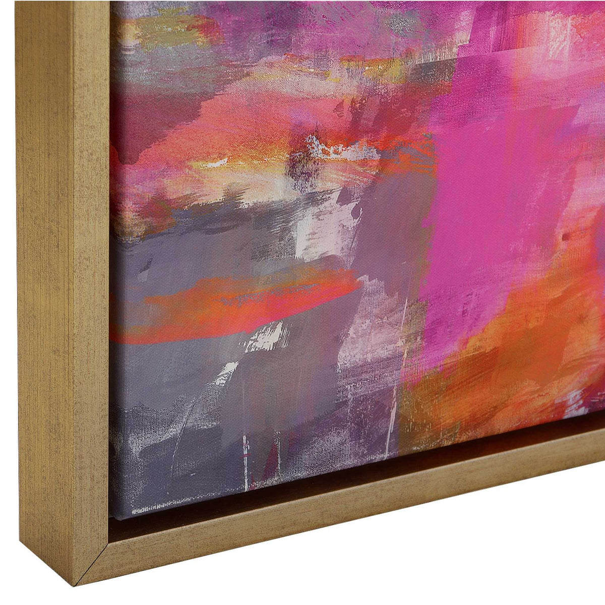 Color Theory Framed Abstract Art (Set of 2) - White / Pink by Uttermost - View 5