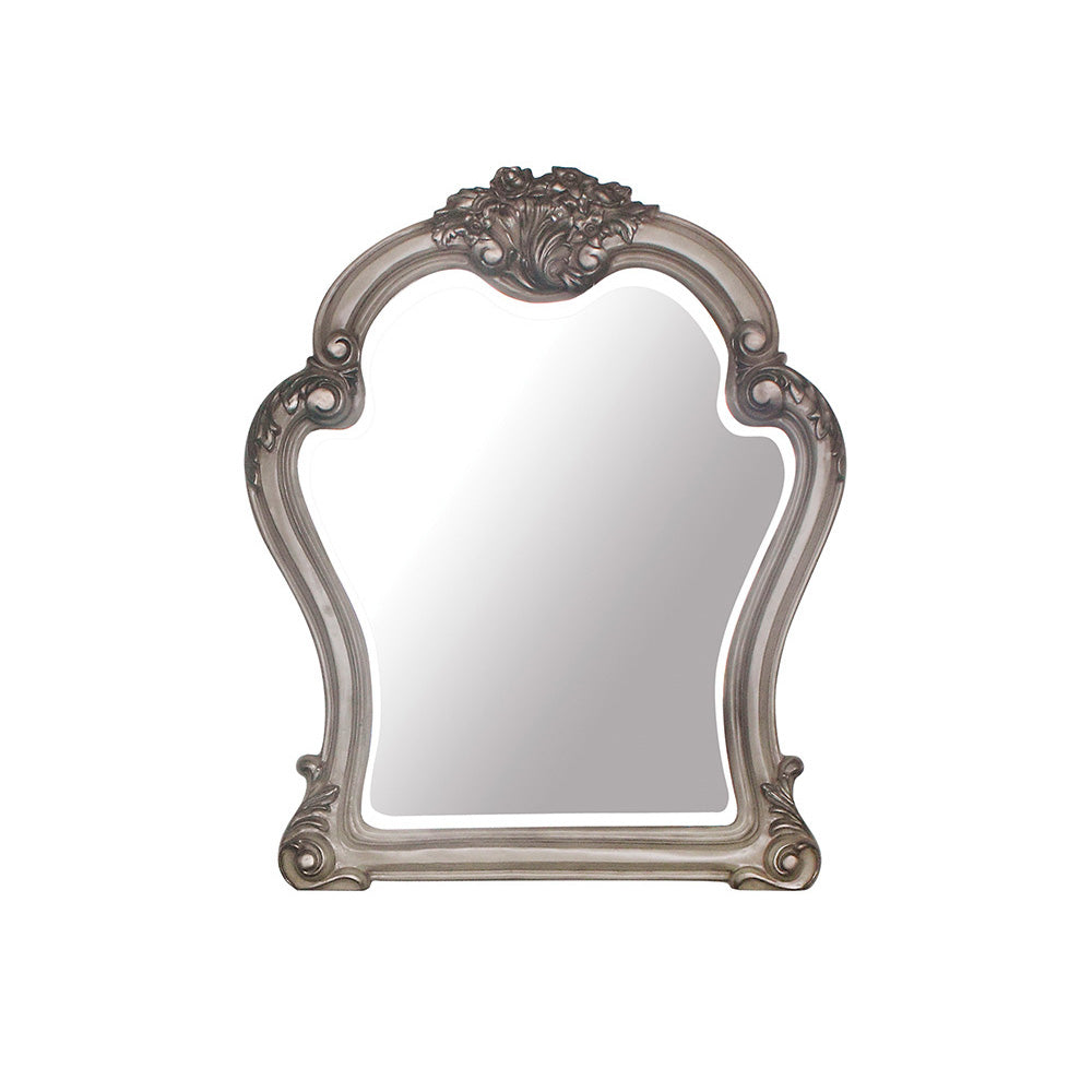 Acme - Dresden Mirror 28174 Vintage Bone White Finish