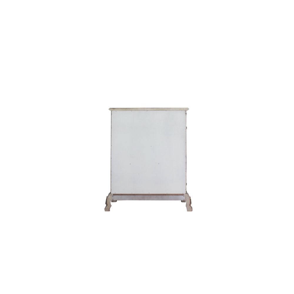 Acme - Dresden Chest 28176 Vintage Bone White Finish