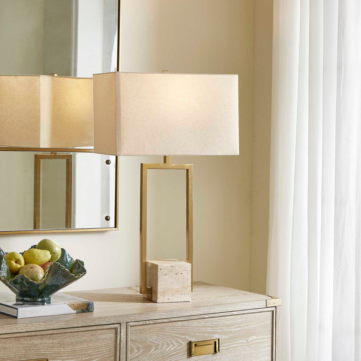 Warrick Table Lamp - Gold by Uttermost - View 2