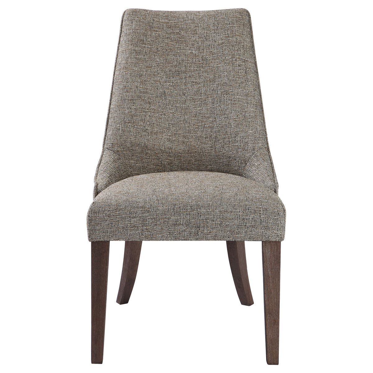 Daxton Armless Chair Earth Tone - Beige / Dark Brown by Uttermost - View 1