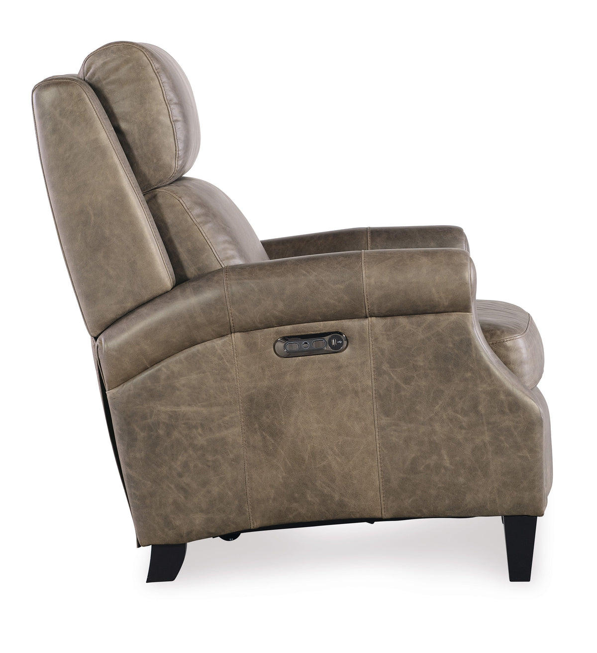 Hurley Power Recliner With Power Headrest - Dark Gray by Hooker Furniture - View 5